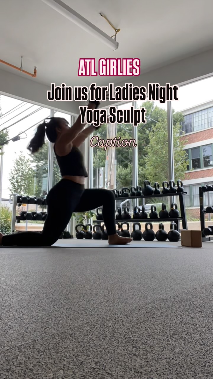 This Friday 6:15 PM , join us for Yoga Sculpt with @yoga.atl at @gain.atl . Free for FemSweat Members and ticketed for non members. Comment “Sculpt” for more info 🧘🏽♀️🦾
#atlwellness #atlyoga #atlfit #atlhealth #atlwomen #atlanta #atlfitfam #atlfitness