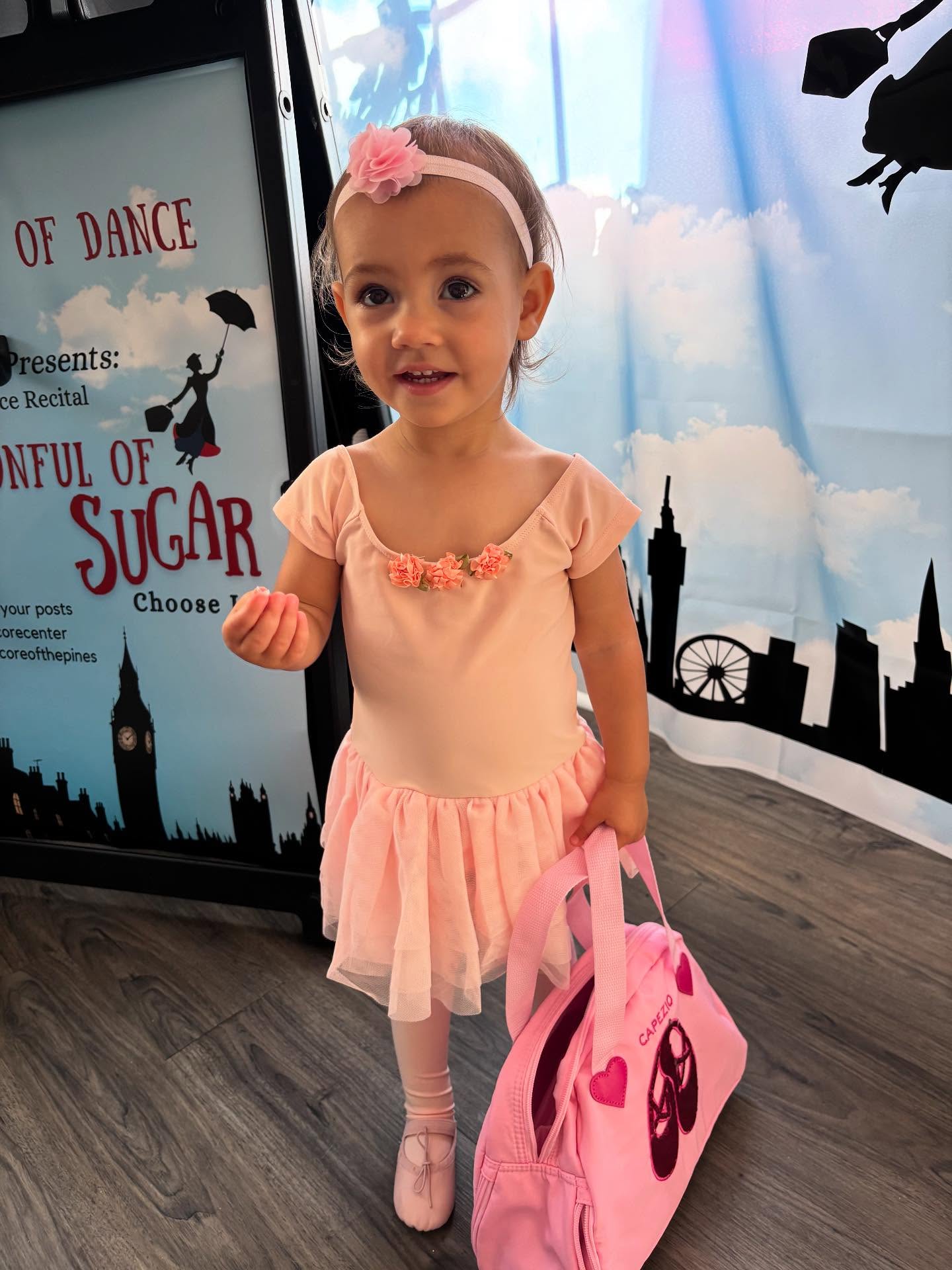 Isabella’s first mommy and me ballet class 🩰 💗 Getting her her own tiny ballet shoes was just too much for this former dancer. 🥹