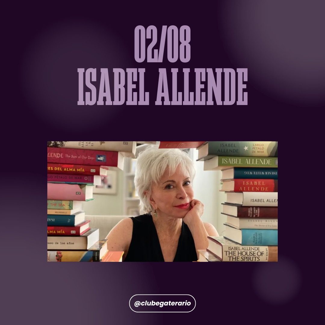 Hoje, 02/08, é aniversário de 83 anos de Isabel Allende, escritora chilena ícone da literatura latino-americana.
Dentre seus mais de 28 livros, trago aqui 5 obras que foram importantes para mim (@hiiss_ ).
📖 El cuaderno de Maya (O caderno de Maya) foi o primeiro livro que li da Isabel, e também o primeiro romance em espanhol quando comecei a me interessar pela língua. Foi um marco importante tanto na minha vida como leitora, como na minha vida como estudante de língua espanhola.
📖 La casa de los espíritus (A casa dos espíritos) foi o primeiro livro lançado por Isabel e é o mais conhecido, clássico da nossa literatura. Foi um dos primeiros clássicos que li, já conhecendo a história e a escrita de Isabel.
📖 La isla bajo el mar (A ilha sob o mar) foi um dos livros mais diferentes que li da Isabel, apesar de se tratar também de uma história feminina de guerra e liberdade.
📖 Violeta (Violeta) foi o lançamento de 2022 que trouxe o nome de Isabel para os olhos de jovens que pouco a liam. Apesar de fazer parte do mundo da família Del Valle, não é um livro que necessita da leitura dos livros anteriores.
📖 Mi nombre es Emilia del Valle (Meu nome é Emilia del Valle) é o último lançamento de Isabel, e faz parte da saga da família Del Valle, que começou com A casa dos espíritos e continuou com Filha da fortuna, Retrato em sépia e Violeta.
Fonte: https://www.isabelallende.com/es/home
Se você ama livros e quer compartilhar histórias, o convite está feito.
Todas as informações e o link de inscrição estão na bio! 🐈⬛💬
#ClubeGaterário #GatosELivros #LiteraturaFantástica #ClubeDoLivro #GateiresQueLe #IsabelAllende