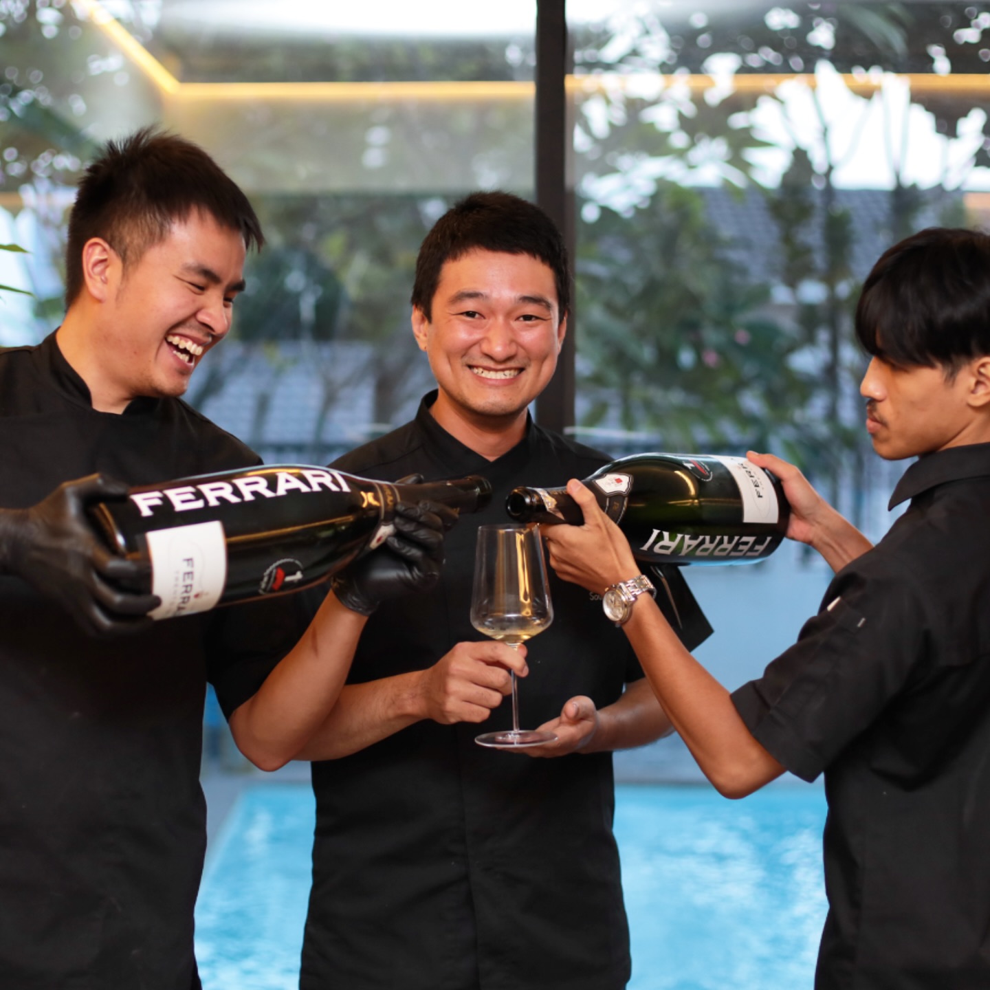 Chef @alvordtang will henceforth be known as Jeroboam! 🥂🍾