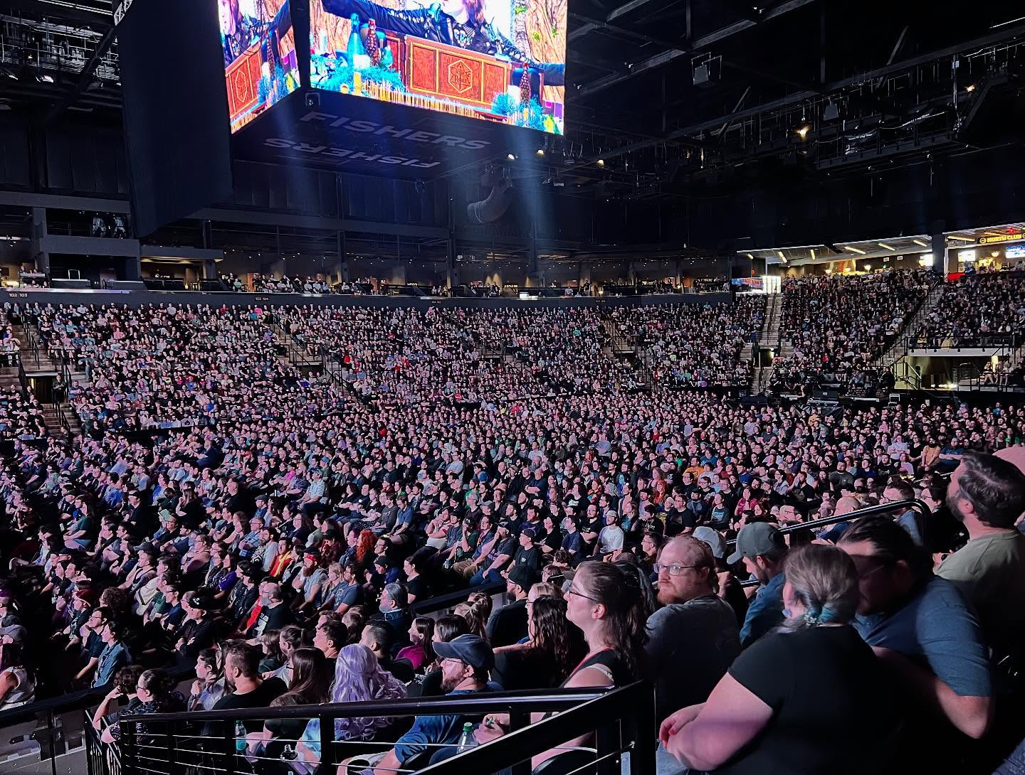 Talk about a packed house! Congratulations to client Spenser Starke (@spenserstarke) and his partner Rowan Hall on their incredible Daggerheart panel at Gen Con. With over 7,500 people in attendance, it was a massive success! Daggerheart is taking over!