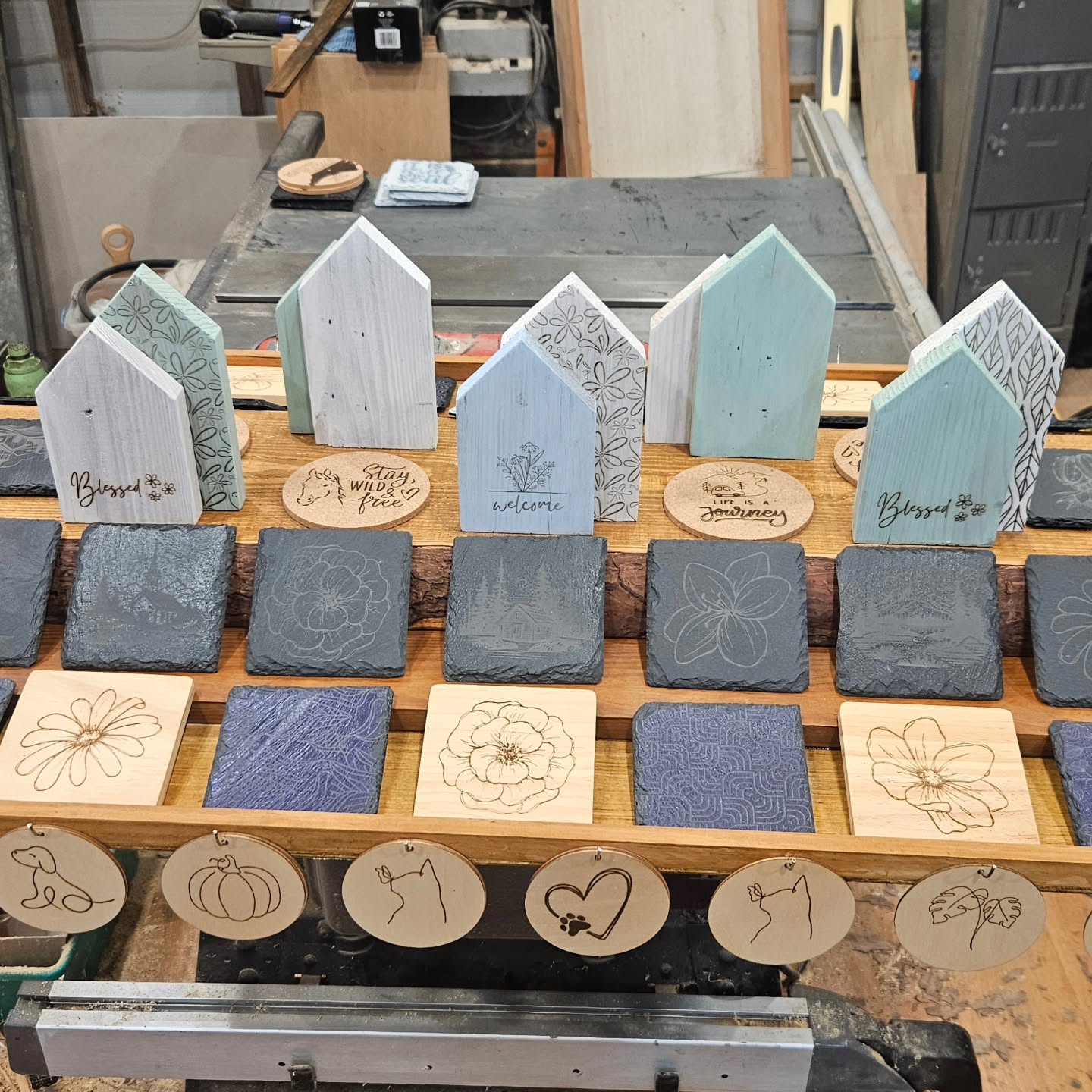 My multi-tiered display is ready to install tomorrow at Crossroads Country Market. So excited!