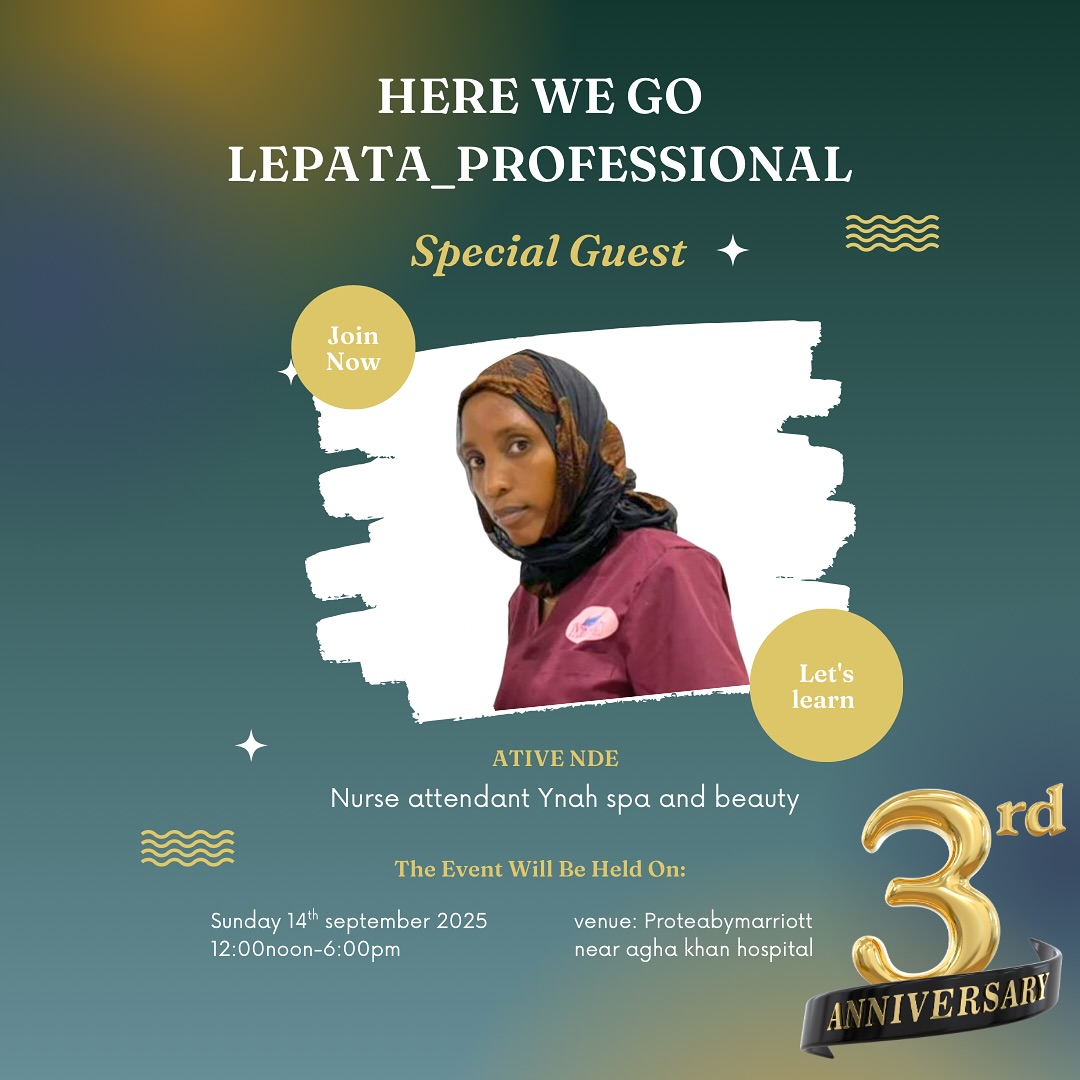 @ative_ndee is attending Lepata Professional Day!
We’re excited to welcome one of the amazing professionals shaping the beauty industry. 💅✨
Can’t wait to learn, connect, and grow together!
📍 Protea Hotel by Marriott
🗓️ [14-09-2025|
🕛 12PM – 6PM
#LepataProfessionalDay #BeautyExpertsTanzania #LepataCircle #ImAttending #SpaAndBeautyPros