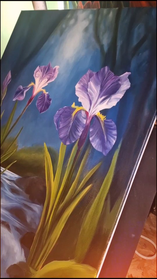 Serving iris realness 💅🌸
Watch me bring this beauty to life one bold brushstroke at a time - no shrinking violets here 💜
Fast hands, big feels, and a whole lot of sass.
#WatchMeWork #IrisInProgress #BoldArt #PaintingGlowUp #AcrylicAddict #StudioFlow #ArtWithAttitude #EmotiveArtist #ContemporaryArt #ArtistReel