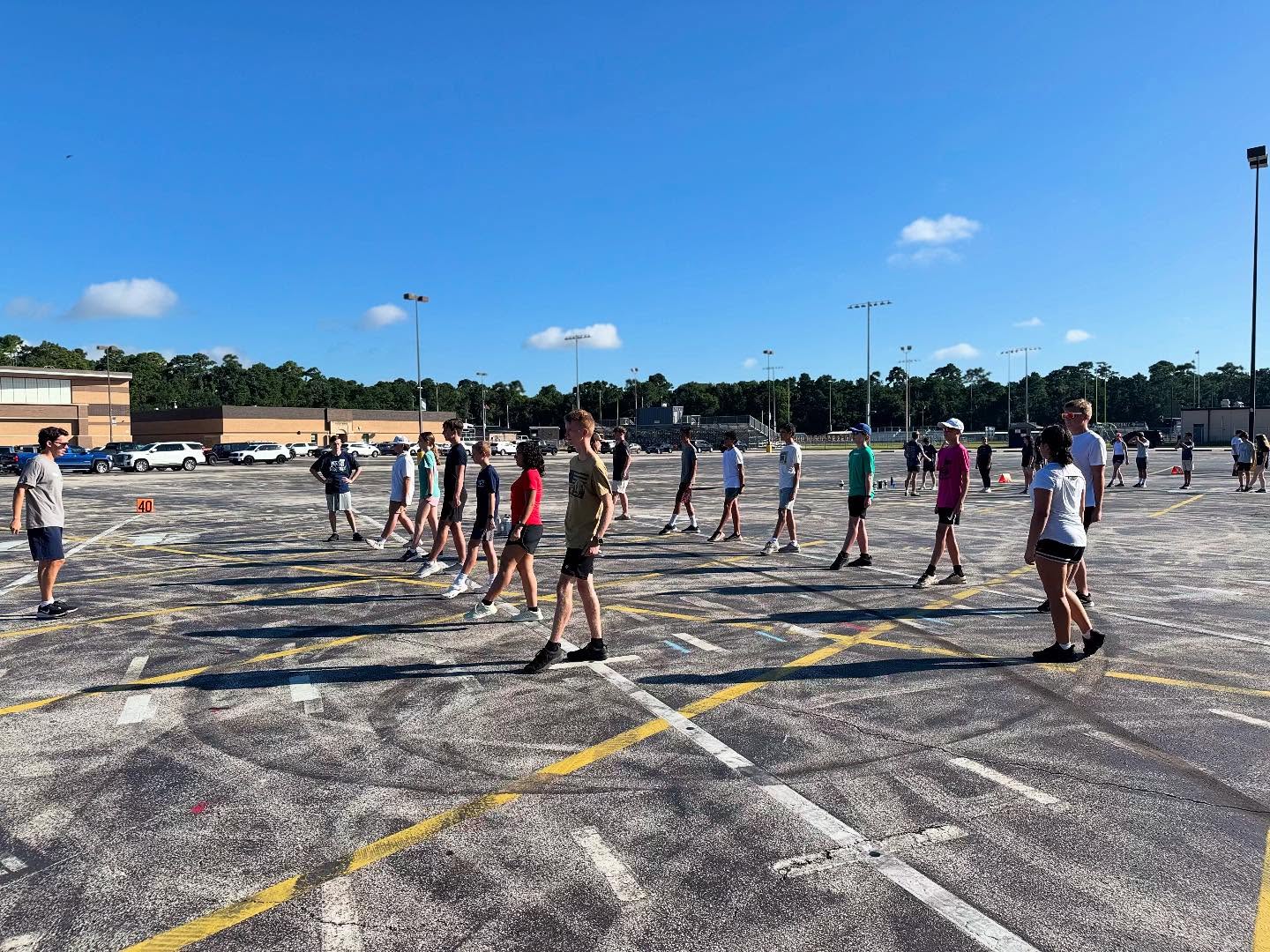 WEEK 1 of #bandcamp starting off strong! Keep up the great work and high energy, Mustangs!