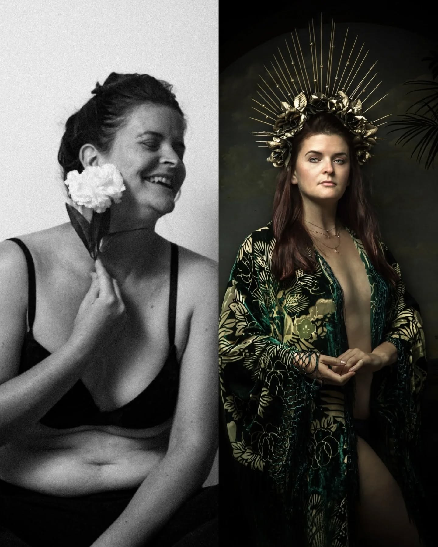 SAME SAME BUT DIFFERENT - I would like to share with you why I want to offer these new 'As I Am' sessions.
I am drawn to the realness of them. The stripped back, as you are style of them. I dont want this to ever take away from the other session types I offer, there is no right or wrong here just different.
What i really want to see in these sessions is you. Not just your 'best' angles or 'best expressions' but all of your expressions!
The ones that when your family see them they say oh my gosh that is so Sasha or insert your name here.
If there is one thing this year has taught me so far is that our time here is not promised to anyone. After I am gone from this lifetime I want my family to see not just my powerful styled portraits (as these are another deeply expressed part of myself) but I also want to leave them with images that feel like the everyday me too.The funny facials I pull, the manerisms that are unique to me and feel like home to them.
I want them to feel my playfulness, to hear my laugh and to be warmed with the memories I imprinted on them in this lifetime. The memories that these images give them comfort in.
Both session types are powerful in their own way. Both session types are the real and fully expressed versions of me and what I was feeling at the time.
How does this make you feel when you read this?
Would love to know in the comments or send me a DM, they are always open xx