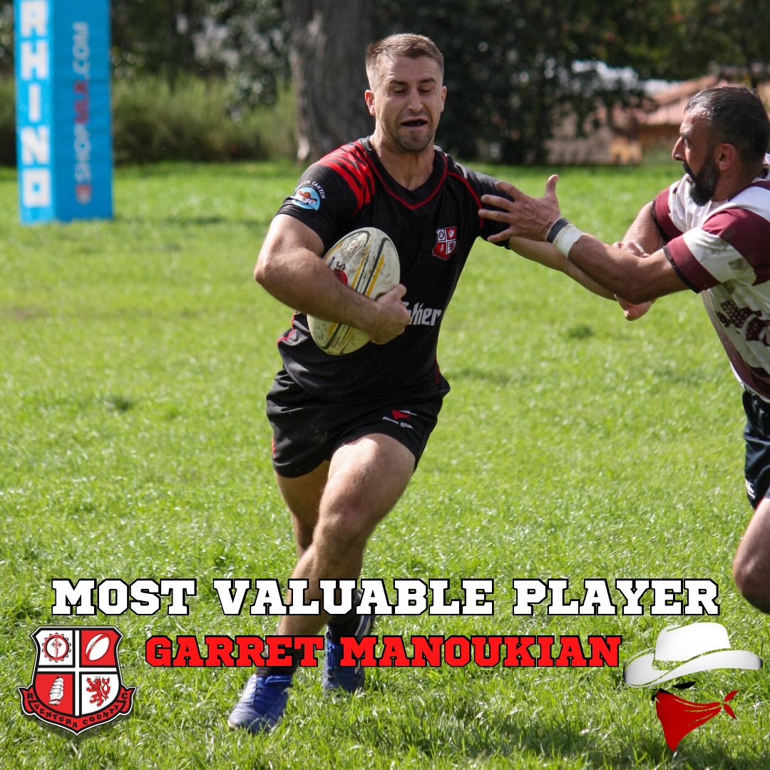 🏆 MVP 2025 🏉
Huge congratulations to Garret Manoukian—our Most Valuable Player this season!
One of the fittest guys in the squad, Garret dominated the Bronco and brought that same energy to every match. He stepped up as a leader, became a commanding voice on the field, and constantly made meters from the back with sharp footwork—and yes, dazzling eyelashes. 👀⚡️
Unusually physical for a fullback, he loved getting stuck in on defense, never shying away from contact. 💪
And who could forget his game-winning penalty drop goal at the death vs Belmont to kick off the season? That moment set the tone for everything that followed. 🎯🔥
Well deserved, Garret—MVP through and through. 👏