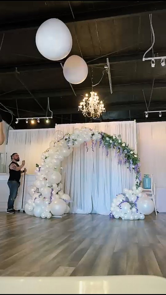 Remember that dreamy arch I posted? 👀
Here’s how it actually happened:
balloons flying, wisterias falling, husband climbing 😅
And a whole lot of zip ties holding my dreams together 💜 — still obsessed!
#PopAndPartyStudio #BalloonArch #WisteriaVibes #EventSetup #HalifaxEvents #BalloonDecor #BehindTheScenes #TimelapseMagic #BalloonAndFloral #WeddingSetup