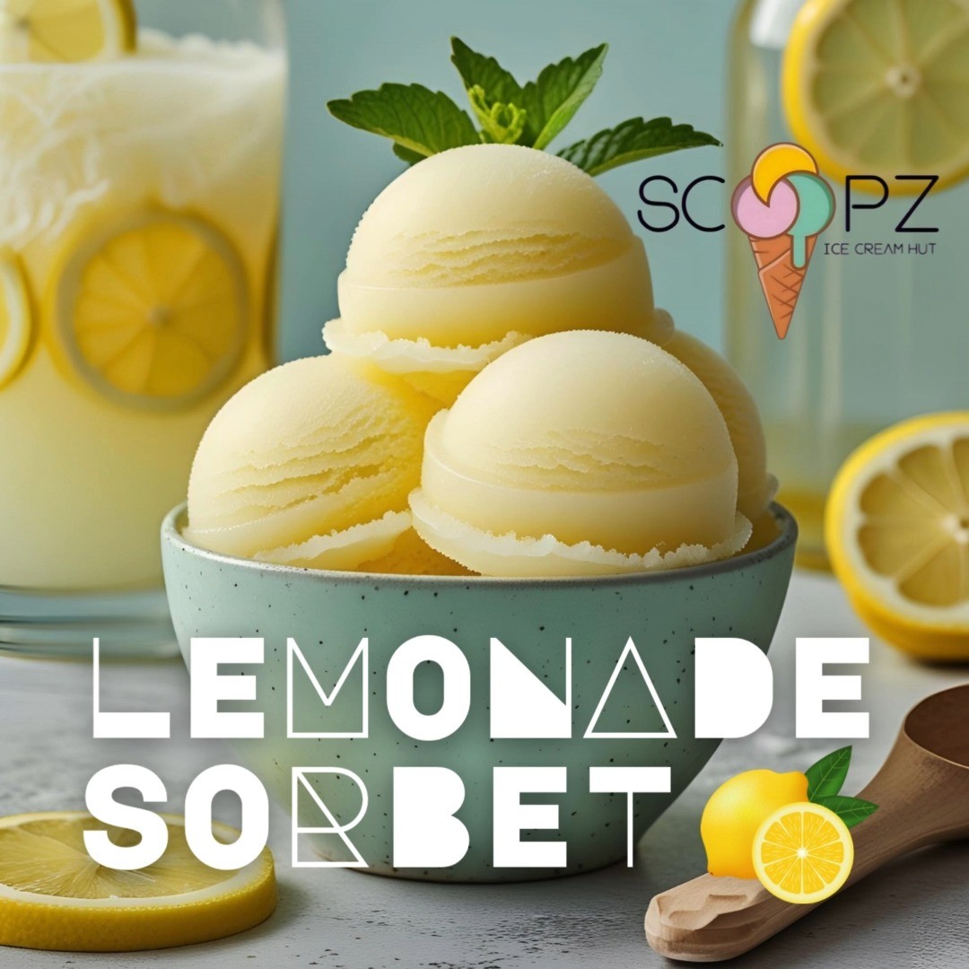 🍋 NEW FLAVOR ALERT 🍋
Say hello to summer with our refreshingly sweet Lemonade Sorbet!
Light, zesty, and made to cool you down on the hottest days.
It’s the scoop you didn’t know you needed... until now!
#LemonadeSorbet #NewFlavor #ScoopzIceCream #SummerScoopz #YEGFoodie #CoolDownWithScoopz #SorbetSeason #lemon #lemonade #LemonDessert #LemonadeLovers #LemonadeLove #LemonadeSeason #sorbetlove #sorbettime #cooltreats #sorbetdessert #icecreamflavors #sorbetflavors #citrus #CitrusVibes #CitrusGlow #citruslove