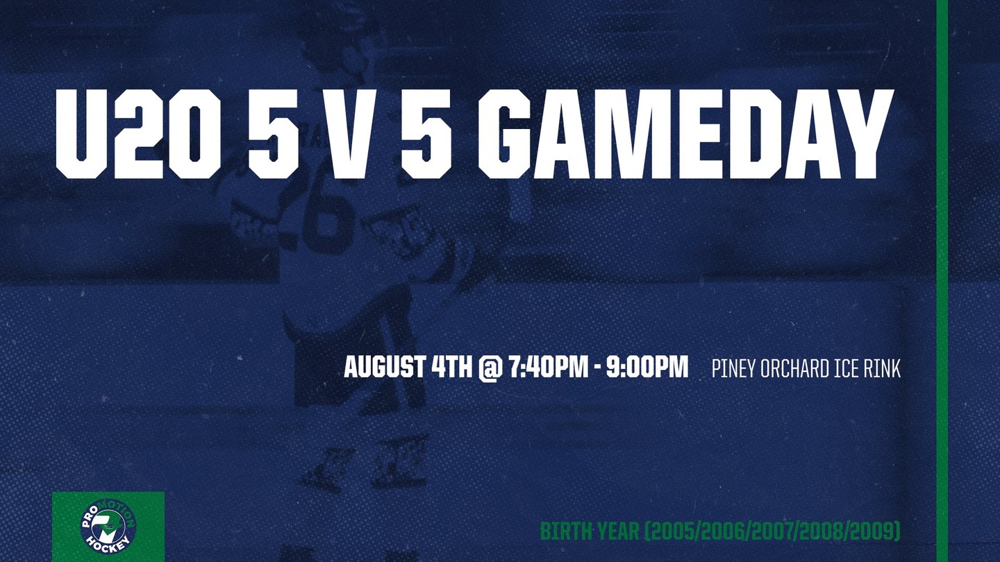 U20 5v5 Gameday is ON! Join us Monday, August 4th at 7:40 PM at Piney Orchard Ice Arena for high-tempo 5v5 action!
🔗 Non-Members Register here: https://www.pro-motionhockey.com//_paylink/AZhyZKVA
🔗 PMH Members book: https://www.pro-motionhockey.com/training-schedule
Spots are limited—don’t miss it!