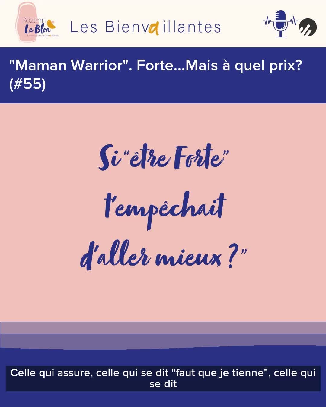 💥 Et si ta volonté d’être forte… était justement ce qui t’empêche d’aller mieux ?
Tu connais sûrement cette voix intérieure :
"Allez, tiens bon."
"Tu vas pas craquer pour ça."
"T’as pas besoin d’aide, tu vas gérer."
Mais à force de tenir, tu t’éloignes de toi.
Tu refuses l’aide. Tu caches ta fatigue.
Et tu t’isoles sans même t’en rendre compte.
💡 Dans ce nouvel épisode de BienvAillantes, je te parle de cette croyance qui nous épuise en silence :
👉 “Je dois être forte”
🎧 Pourquoi on s’y accroche (par loyauté, héritage, fierté…)
🎧 Ce que ça nous coûte en énergie, en lien, en bien-être
🎧 Et comment troquer cette force “blindée” contre une posture plus juste : assumer, sans s’oublier.
💬 Dans cet extrait, je t’invite à faire un premier pas.
Et si tu veux aller plus loin… écoute l’épisode complet (lien en bio 💛) ou sur toutes les plateformes d'écoute
#MamanDebordée #FemmeForte #ChargeMentale #PodcastMaman #burnoutparental #LesBienvAillantes #mamafatiguee #mamansolo