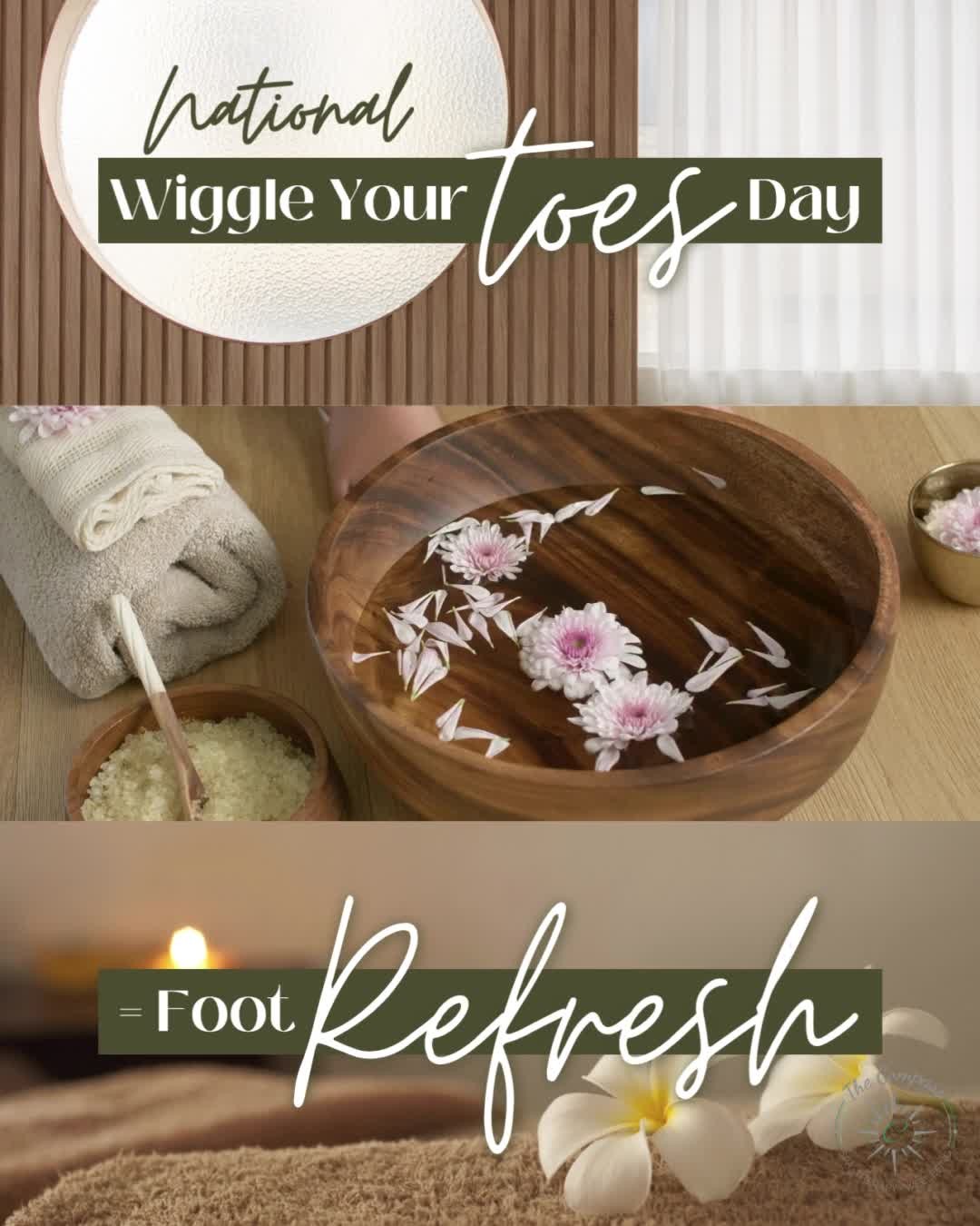✨👣 National Wiggle Your Toes Day is here, and it’s time to give your feet the refresh they deserve!
Whether you’ve been walking, running, or just need a little me time — pamper those feet at The Compass Spa 🌿💆♀️ Our luxurious foot treatments will leave you feeling relaxed and recharged for the rest of your day!
👉 Ready to treat your toes? Click below to book your foot refresh today!
🔗 Book Your Appointment Now at thecompassspa.com
#WiggleYourToes #FootRefresh #CompassSpa #TampaSpa #YachtClubTampa #FeetDeserveLove #SelfCare #WellnessJourney #TampaBayWellness #TreatYourFeet #NationalWiggleYourToesDay #RelaxationStation #PamperYourself #FeelGoodTampa #SpaDayEveryday