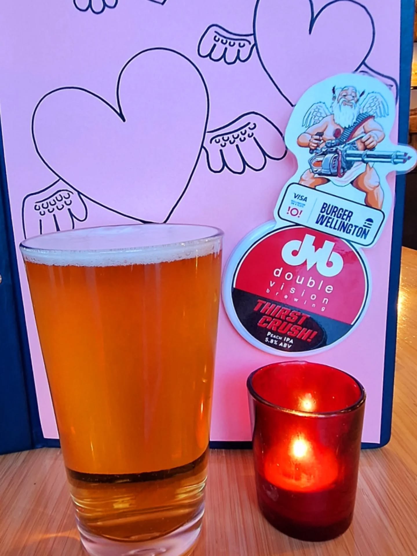 It's a "Thirst" for us
We are in love with having our beer match on tap🍺
$12 beer match for a pint of Thirst Crush
Peach IPA 🍑 🍺
@doublevisionbrewing