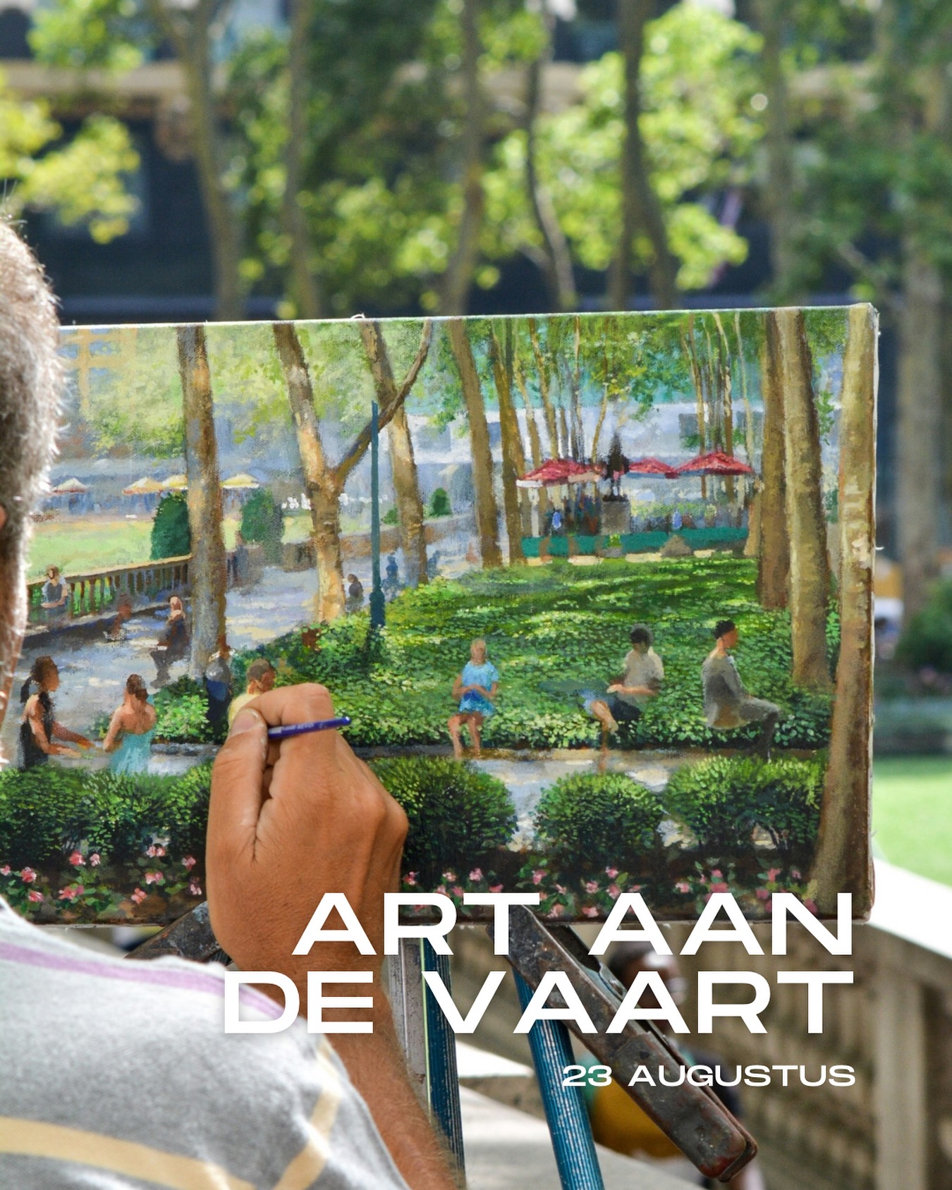 Wij voegden dit jaar een nieuw event toe aan onze agenda: Art aan de vaart! ๐จ
Een kunstwedstrijd aan de vaart met jury. De deelnemers maken binnen een vooropgestelde tijd (4,5u) een kunstwerk met het beschikbare materieel. Het thema zal gecommuniceerd worden voor de start van de wedstrijd.
De kunstwerken zullen beoordeeld worden door een professionele jury bestaande uit onder andere Paul Meersman en Frans Van der Aa, en nog enkele grote namen die we nog even als verrassing houden. Aan het einde van de wedstrijd zullen er zeer aantrekkelijke prijzen worden geschonken aan de winnaars.
Duur: 12u30 tot 17u30
VOLWASSENEN: vanaf 16 tot 99 jaar (schilderen van 12u30 tot 16u30)
KINDEREN:
A: van 4 tot en met 7 jaar (schilderen van 13u tot 14u30
B: van 8 tot en met 11 jaar (schilderen van 14u30 tot 16u)
C: van 12 tot en met 15 jaar (schilderen van 16u tot 17u30)
Kostprijs:
โฌ25 voor volwassenen
โฌ10 voor kinderen tot 15 jaar
Na inschrijving ontvang je een mail met de betalingsinstructies.
Meer info en welke prijzen er juist uitgereikt worden kan je nalezen op de evenementenpagina op onze website. Daar kan je je ook meteen inschrijven ๐ค
