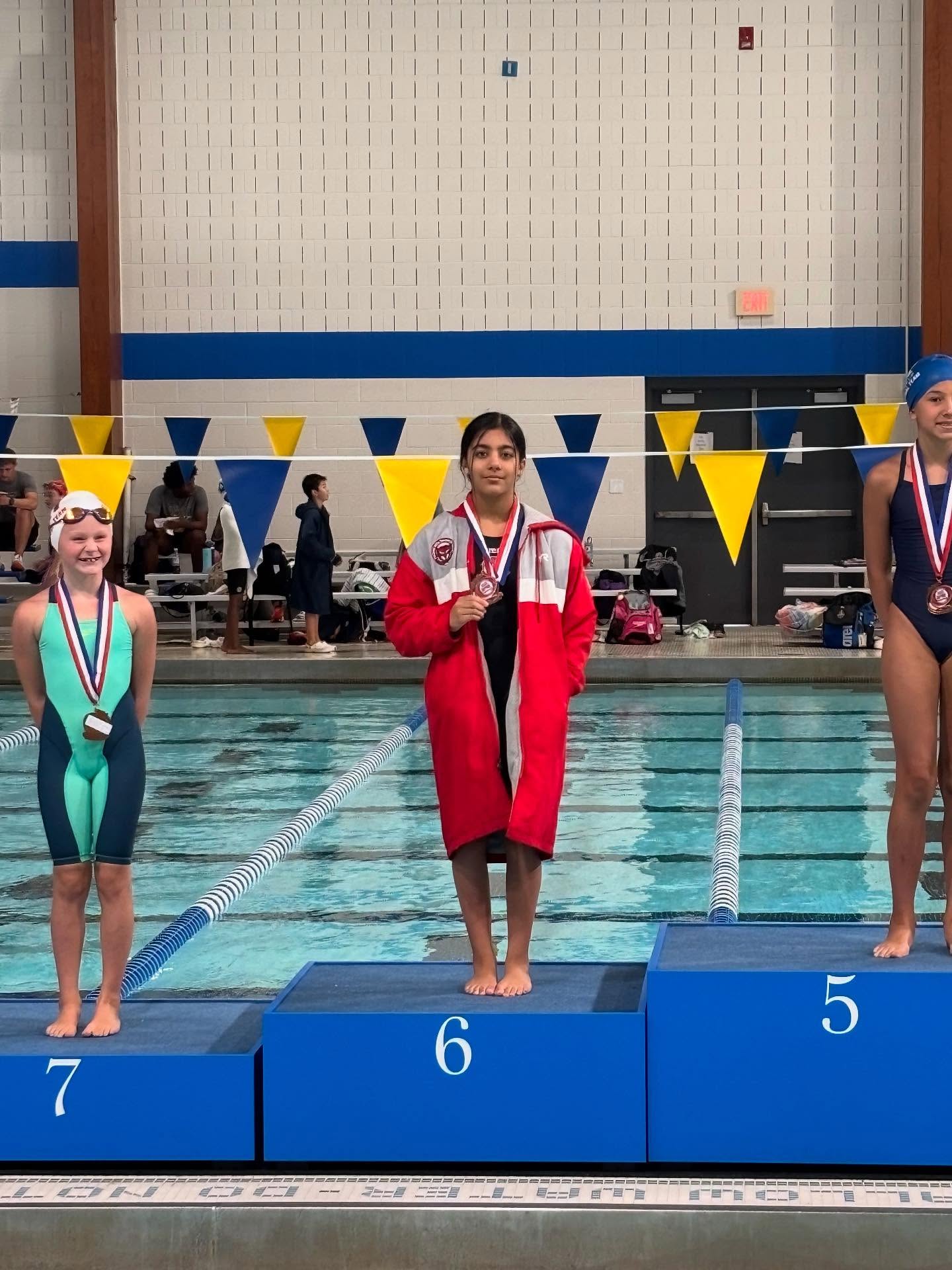ISI Summer Central Divisional Championships:
Girls 10&U 100 Back:
Aiyana Bhatia - 6th Place
Boys 10&U 100 Back:
Gavin Hollowell - 4th Place
Leevi Rozzi - 7th Place