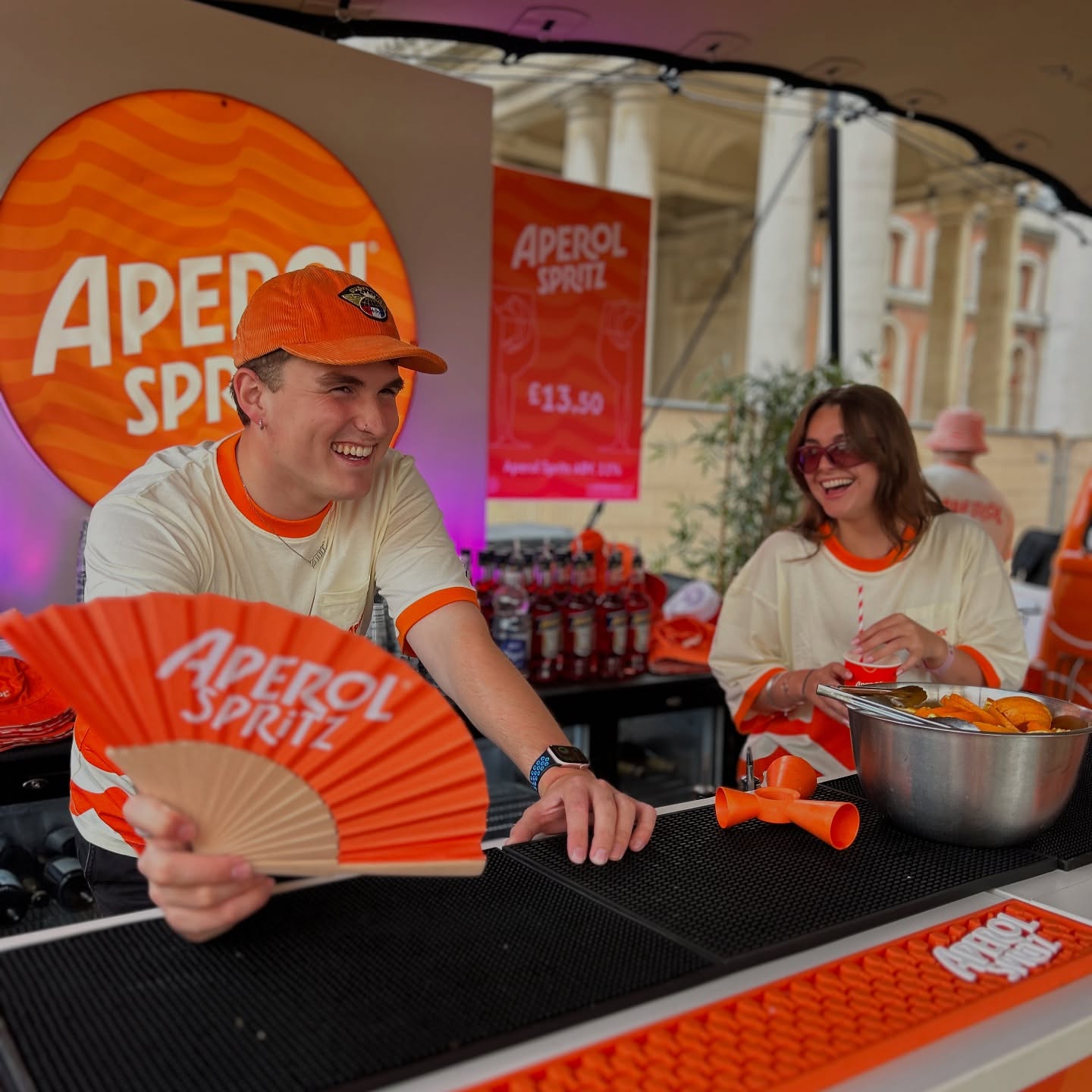 What a month it’s been! 🧡🍊🍹
Bringing the vibes, spreading the joy, and serving thousands of Aperol spritzes!
We saw a headline a few weeks ago ….
(👀 @businessinsider) saying “move over Aperol, there’s a new successor to the classic Aperol spritz in town” but let’s be real, the classic isn’t going anywhere.
It’s been going strong for over 100 years and still the life of the party.
Here are just a few of our favourite moments from the team and everyone this last weekend!
#AperolSpritz🍹❤️ #BeetlejuiceEvents #labyrinthevents #Onthebeach
📸 @nurturefilms