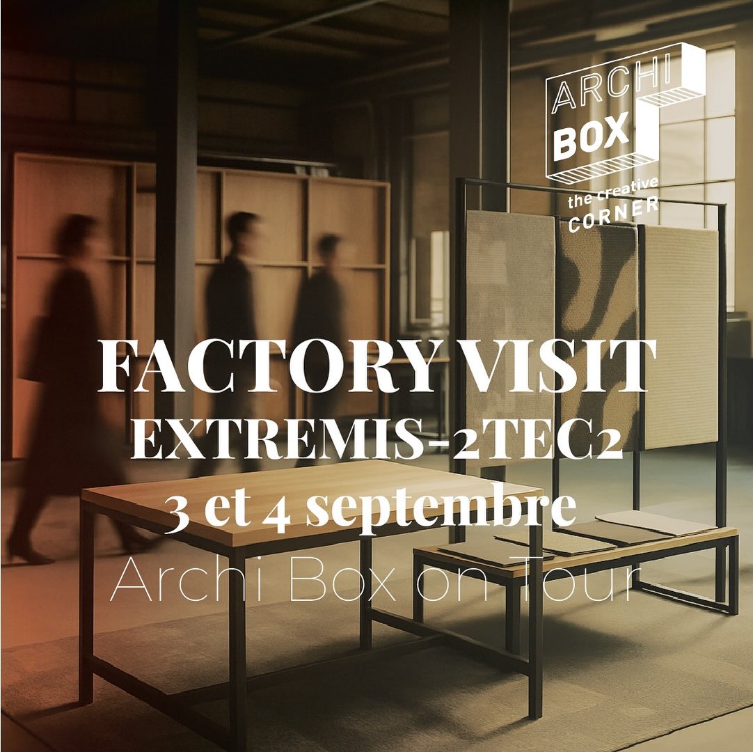 ✨Invitation exclusive pour les architectes Luxembourgeois ✨
Les 3 et 4 septembre, @extremis et @2tec2flooring en partenariat avec Archi Box, vous ouvrent les portes de leurs univers : Design, fabrication locale et innovation.
Ne manquez pas cette opportunité de plonger au cœur de deux marques, belges, incontournables !
Inscriptions par mail : contact@archibox.lu avant le 20 août 2025.
#archibox #extremis #2tec2 #design #architecture #luxembourg🇱🇺 #networking #visitepro
