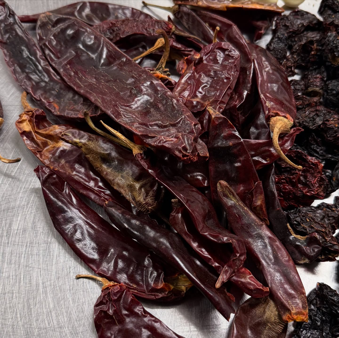 Welcome to the BB Chilli Challenge!
Think you know your chillies? They don’t look like much but these bad boys pack some punch!
They are the secret behind the depth, heat and smoky goodness in our tacos. All traditionally used, imported direct from their home land and all with a little special something to offer.
Can you name them just from a photo?? Drop your guesses in the comments - answers coming soon!
#braisingboy #chilliheads #tacotuesdayeveryday #mexicanflavours #driedchillies #guajillo #morita #ancho #chipotlemeco #streetfoodadelaide