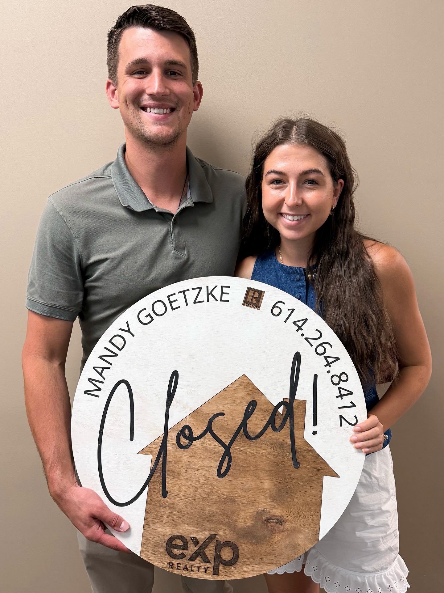 Congratulations to these cuties who closed on their very first home today! A couple months ago I received a call from an agent in Cleveland who asked me to guide her son’s best friend and his wife through the home buying process - what an honor! They really wanted a home with character, charm and ideally walkability to a small town. This 1900 Groveport house checked all of their boxes with an incredible fenced in yard and huge detached 3-car garage as well. We were able to beat our multiple offers thanks to them trusting the process and @hrehocikmakeshomeowners being able to close in 2 weeks! I cannot wait to see how they transform this home incorporating their style and personalities. Congrats Sean & Rachel!