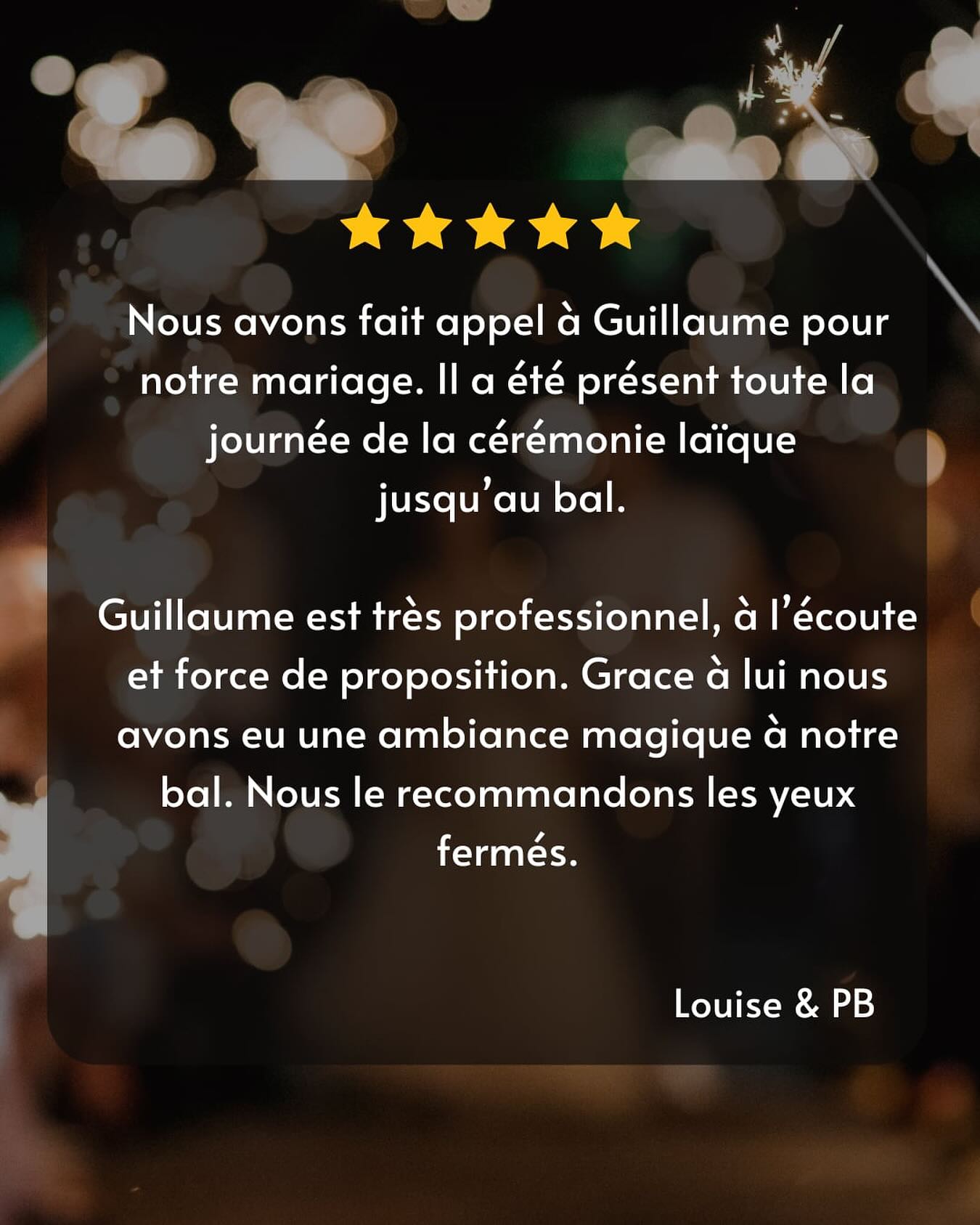 Merci Louise et Pierre-Baptiste, ravi d’avoir contribué à ce beau mariage dans la région nantaise… et quelle ambiance pour le bal, c’était le feu🔥🔥