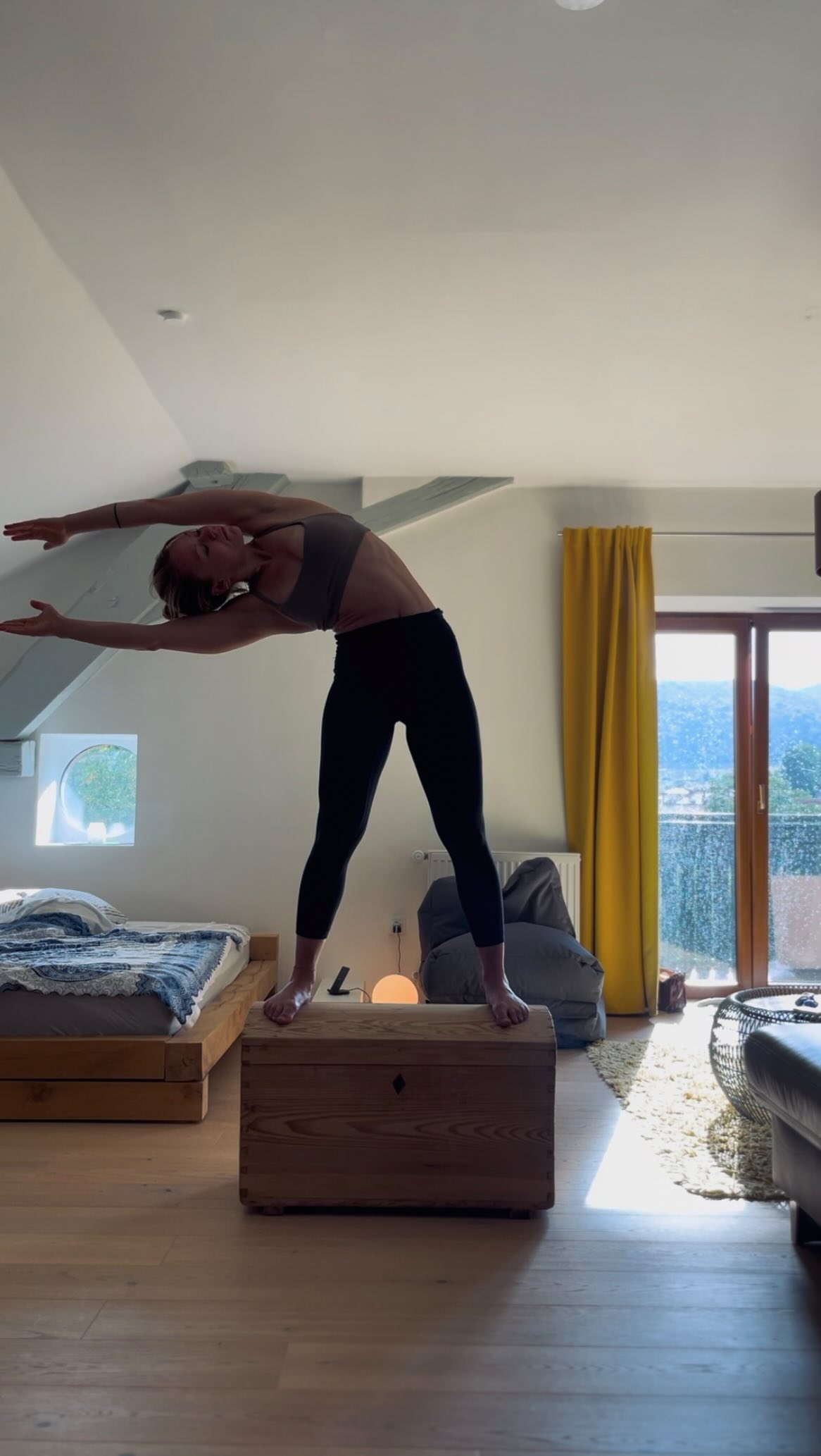 Not here to sell anything
But inspire
to look around
with curiosity
& an open mind
Find invitations
to explore & move
bend & stretch
and rest.
For the world
to be a better place
if we all took a moment
to be
breathe
and connect
to our Self
🌞
#dailypractice
#satya
#yoga