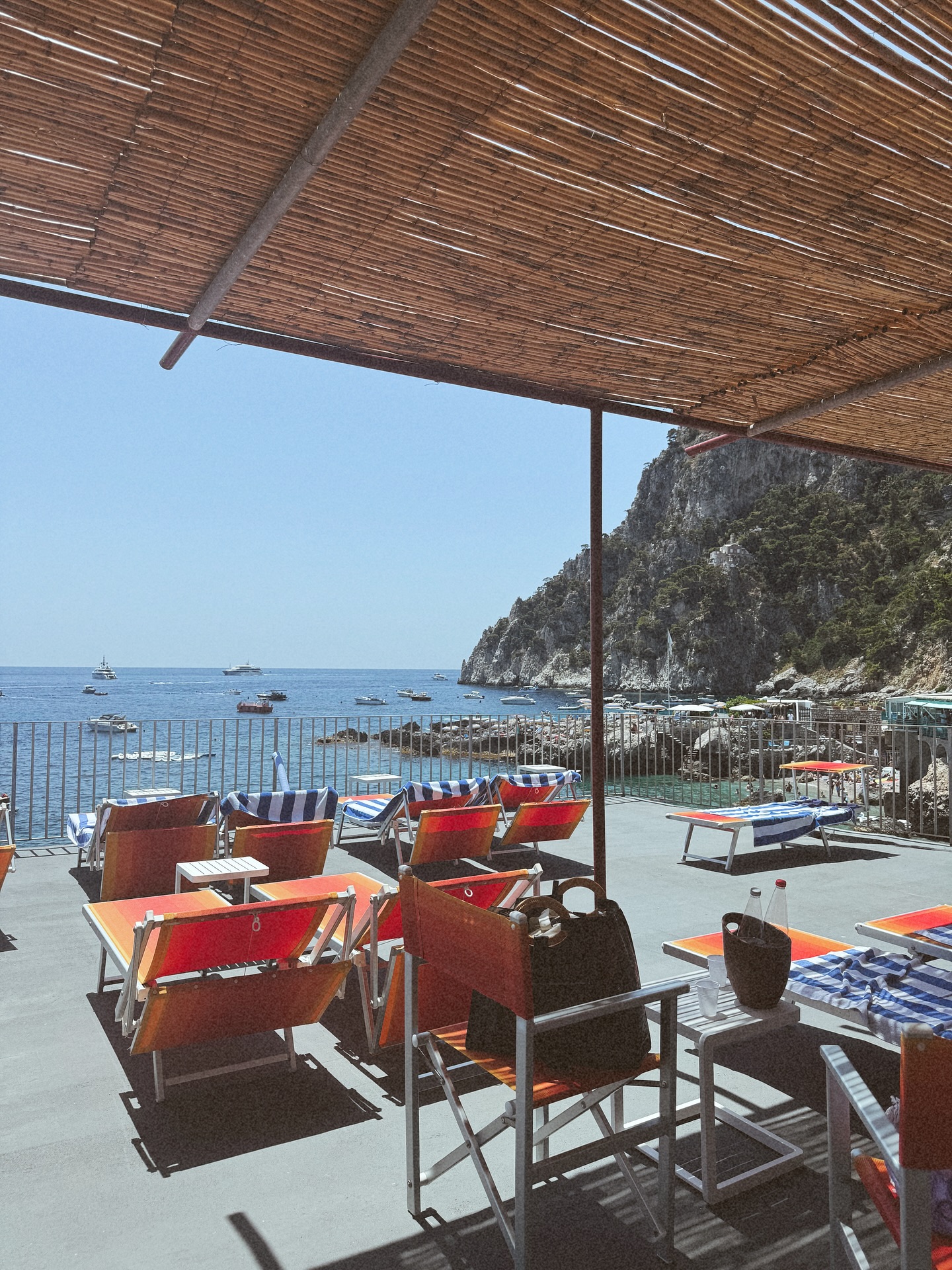 Sipping Limon Sparkling Water By The Sea