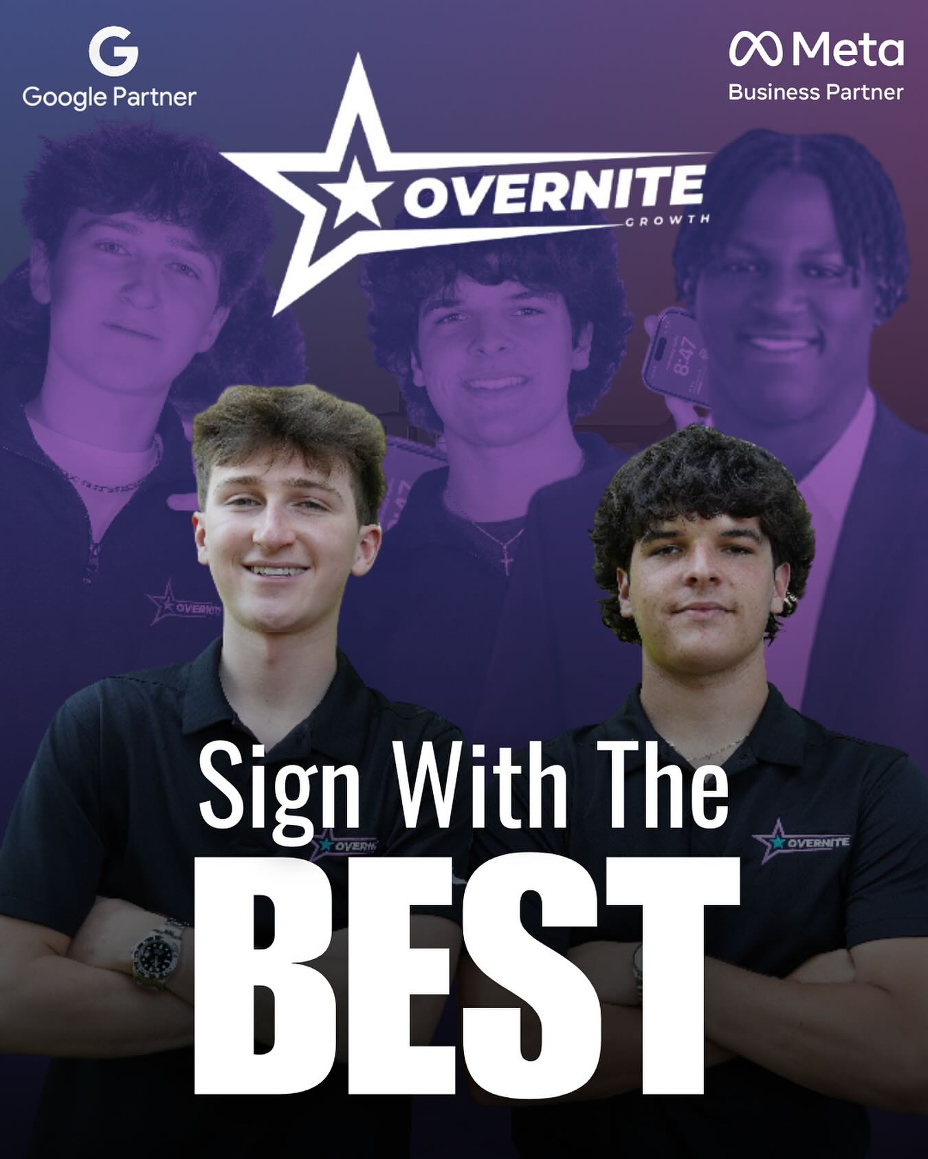 Sign with the team that’s changing the game.
Max, Billy, and Kevin don’t just talk growth — they deliver it.
💡 From content creation to paid ads, from branding to full-scale digital strategy — Overnite is the team trusted by Google and backed by Meta.
If you’re serious about scaling your brand, don’t settle.
👇 DM us “GROWTH” to get started.
#SignWithTheBest #OverniteGrowth #SocialMediaMarketing #GooglePartner #MetaBusinessPartner #DigitalDomination #MaxBillyKevin #ContentThatConverts #MarketingAgency #BrandBuilders