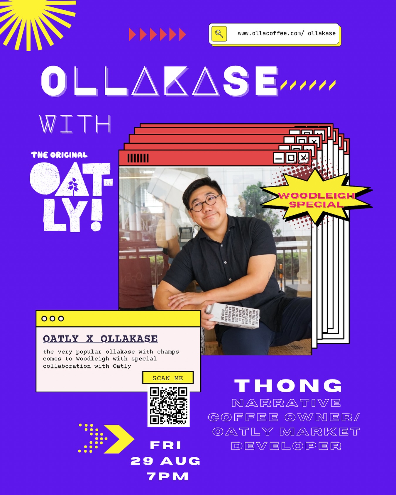 OLLAKASE at Woodleigh! ☕️🍨
Singapore’s first coffee omakase has arrived at woodleigh— bigger than ever!
In collab with @oatly and featuring the incredible @jrthong, this special edition will serve 3–4 unique drinks + 1 dessert pairing.
📆 Friday 29 August
🎟️ Only 20 seats.
💵 $28 (before GST).
Don’t miss our largest omakase yet!
RSVP now via our website www.ollacoffee.com/ollakase or DM us today
#coffeeomakase #omakase