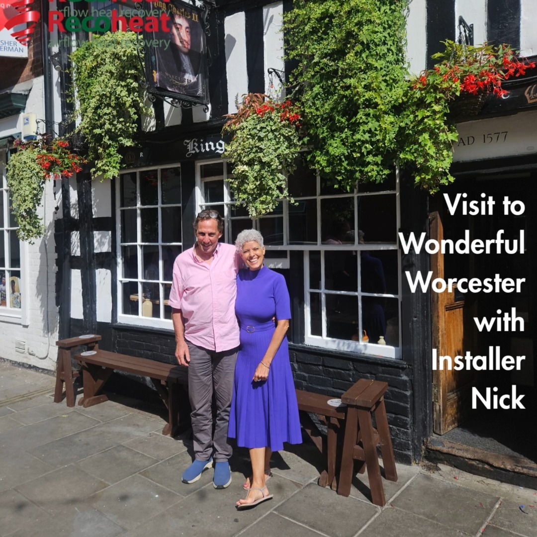 A wonderful little trip to Worcester 💫
We caught up with Installer Nick to hand-deliver a Recoheat unit ready for fitting — always a pleasure seeing our installers in action!
And of course, we made time for lunch at the historic King Charles II pub 🍽️ and a stroll along the beautiful river Severn🌿🛶
#RecoheatOnTheRoad #Worcester #Recoheat #LogBurnerLife #InstallerNetwork #ChimneySweep #RiverWalk #SupportLocal #StoveLife #logburner #stoveinstaller #chimneysweep