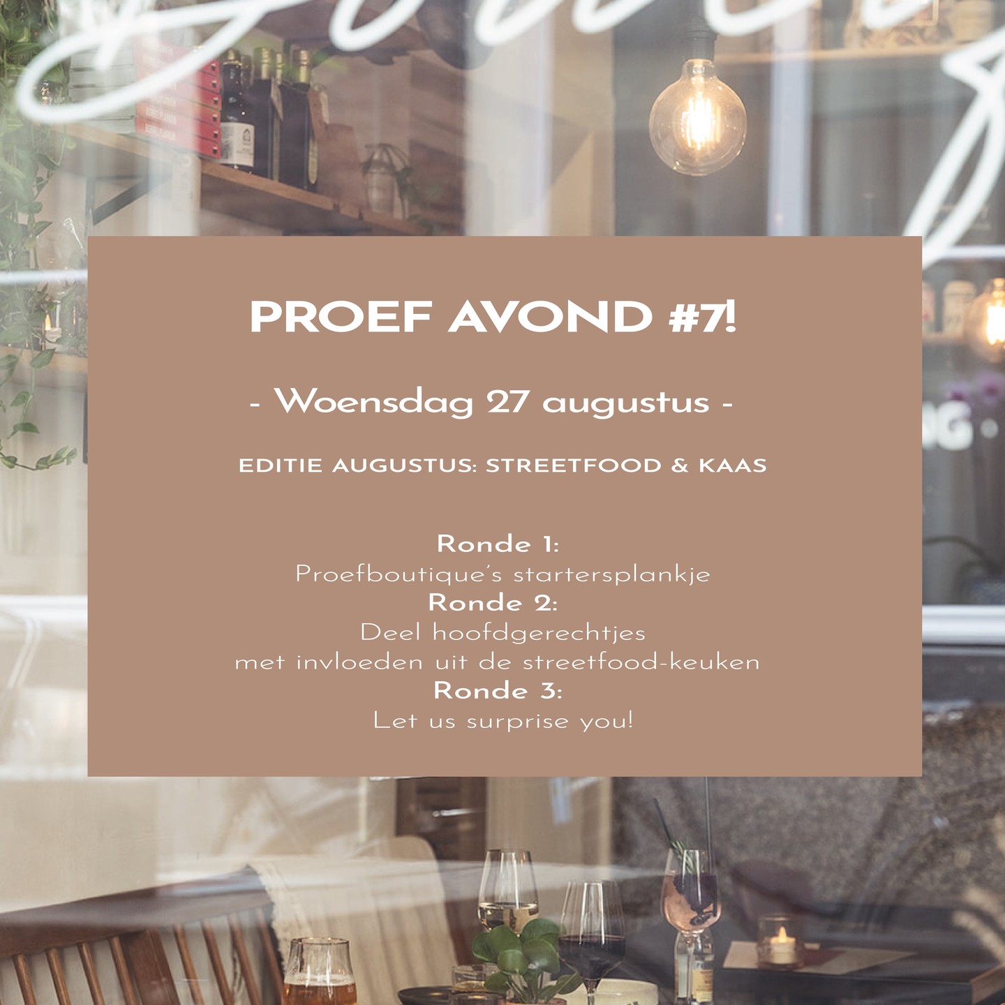De kaasavond is weer in aantocht!
Zet woensdag 27 augustus in je agenda en kom genieten van een avondje streetfood & kaas!
Wil jij erbij zijn? Reserveer snel, want vol = vol!
Tot dan! 🧀🎉
#kaasavond #proefboutique #shareddining #proefavonden #proefboutiquedenhaag #oudemolstraat #hofkwartier #denhaag