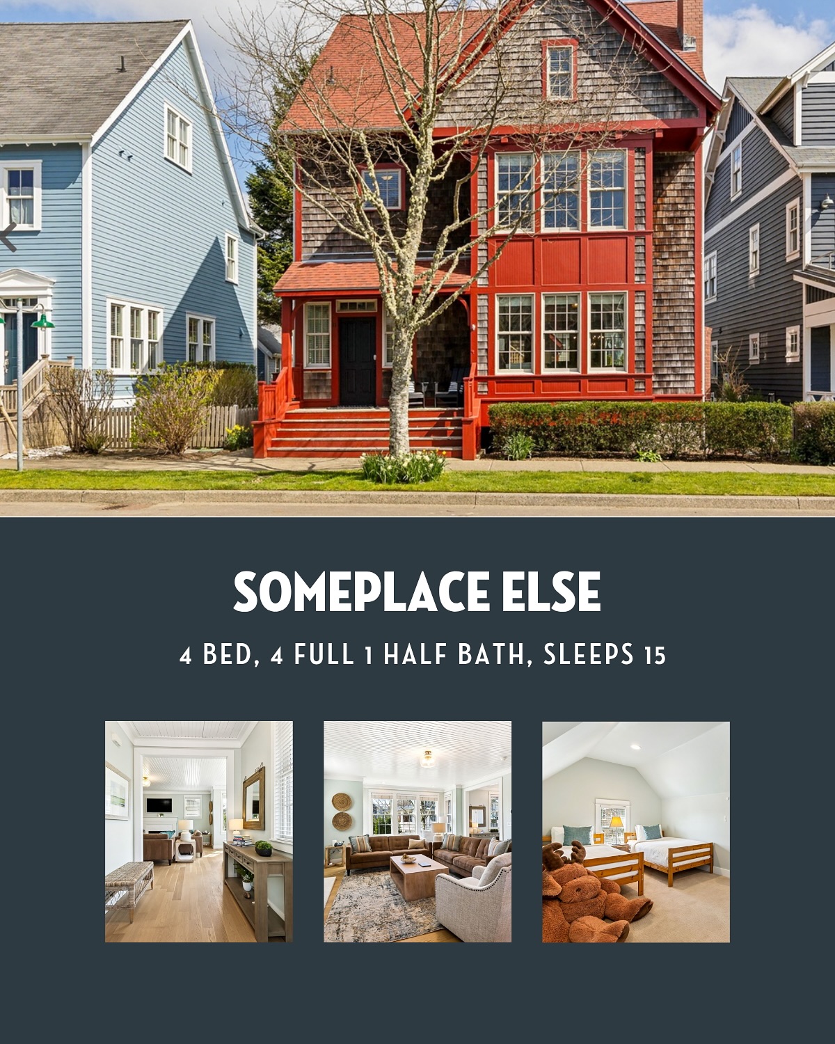 Looking for a getaway that feels like Someplace Else? We found it. 🚲🌲 @someplace_else_seabrook
This 4BD, 4.5BA Seabrook stay (sleeps 15) is big on charm, big on comfort - and now comes with complimentary bikes for guests through our Pedal Package program.
That means your crew can roll straight from the private hot tub to town square, hit the trails, or ride toward sunset without ever touching the car keys.
📍Located in the Greenway District
🔥 Wood-burning fireplace
🛏️ Bonus bunk room + carriage house
🏓 Ping pong garage setup
🛶 Steps from beach, pools, and shops
Now booking via @seabrookwa → search Someplace Else to snag your dates
#seabrookwa #pnwvacation #familygetaway #seabrookstay #bikerentals