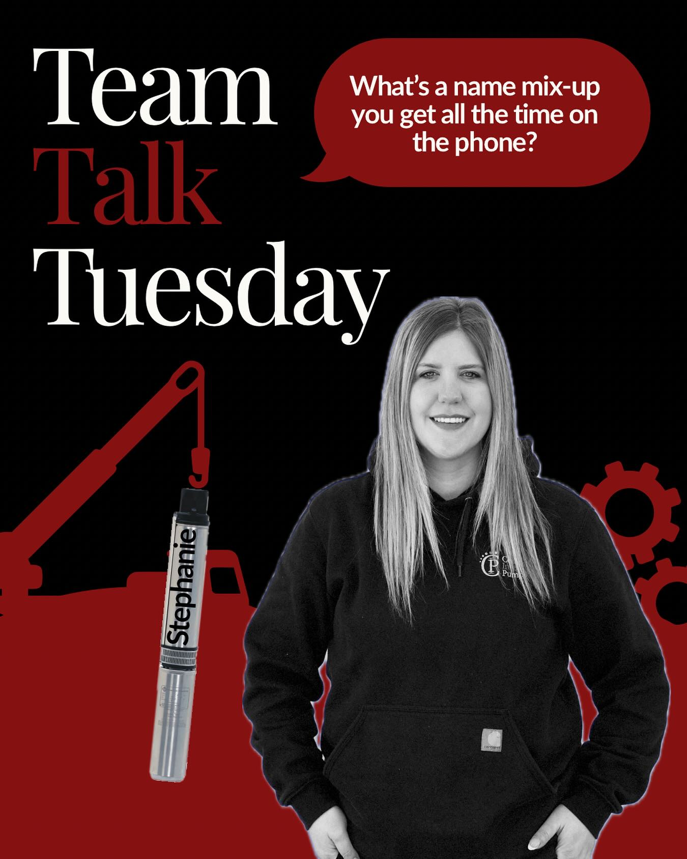 Team Talk Tuesday ๐ฃ๏ธ
Whatโs a name mix-up you get all the time on the phone?
โIโm often called Bethany - though Iโve had Tiffany, Destiny, and even Cassandra once. ๐ Lindsey often gets called Wendy, and honestly, we just roll with it. These mix-ups have become one of our favorite parts of the day - they never fail to give us a good laugh!โ
Whatโs your funniest name mix-up? Drop it below! ๐
#Kamloops #KamloopsBC #KamloopsBusiness #SupportLocal #ProtectorsOfGroundwater #Groundwater #Aquifer #WellPump #WaterSystem #WaterWell #WaterWellDrilling #SubmersiblePump #FranklinElectric #Grundfos #WaterTreatment #WellRehab #WellTesting #RainWaterCollection #Groundwater #Aquifer