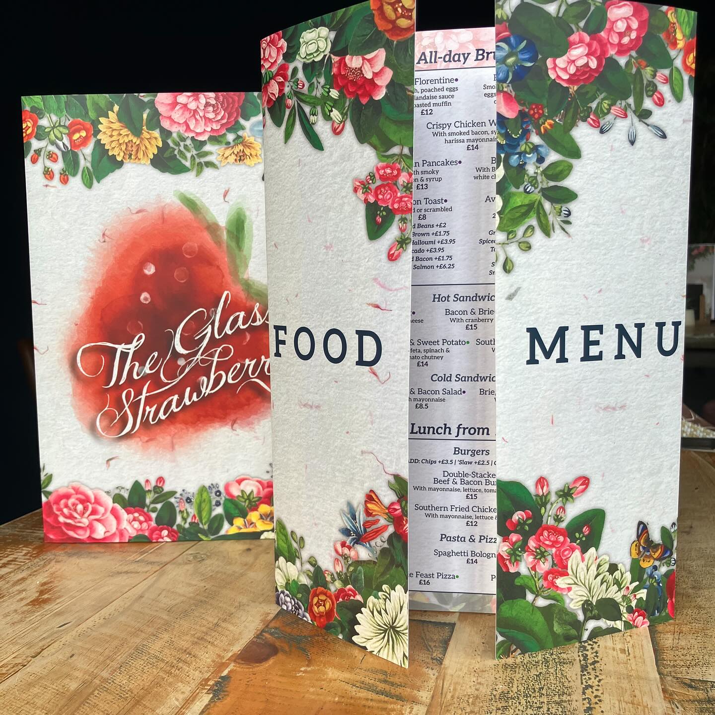 Gorgeous redesign for the lovely people @theglassstrawberry #designforprint #doncasterisgreat