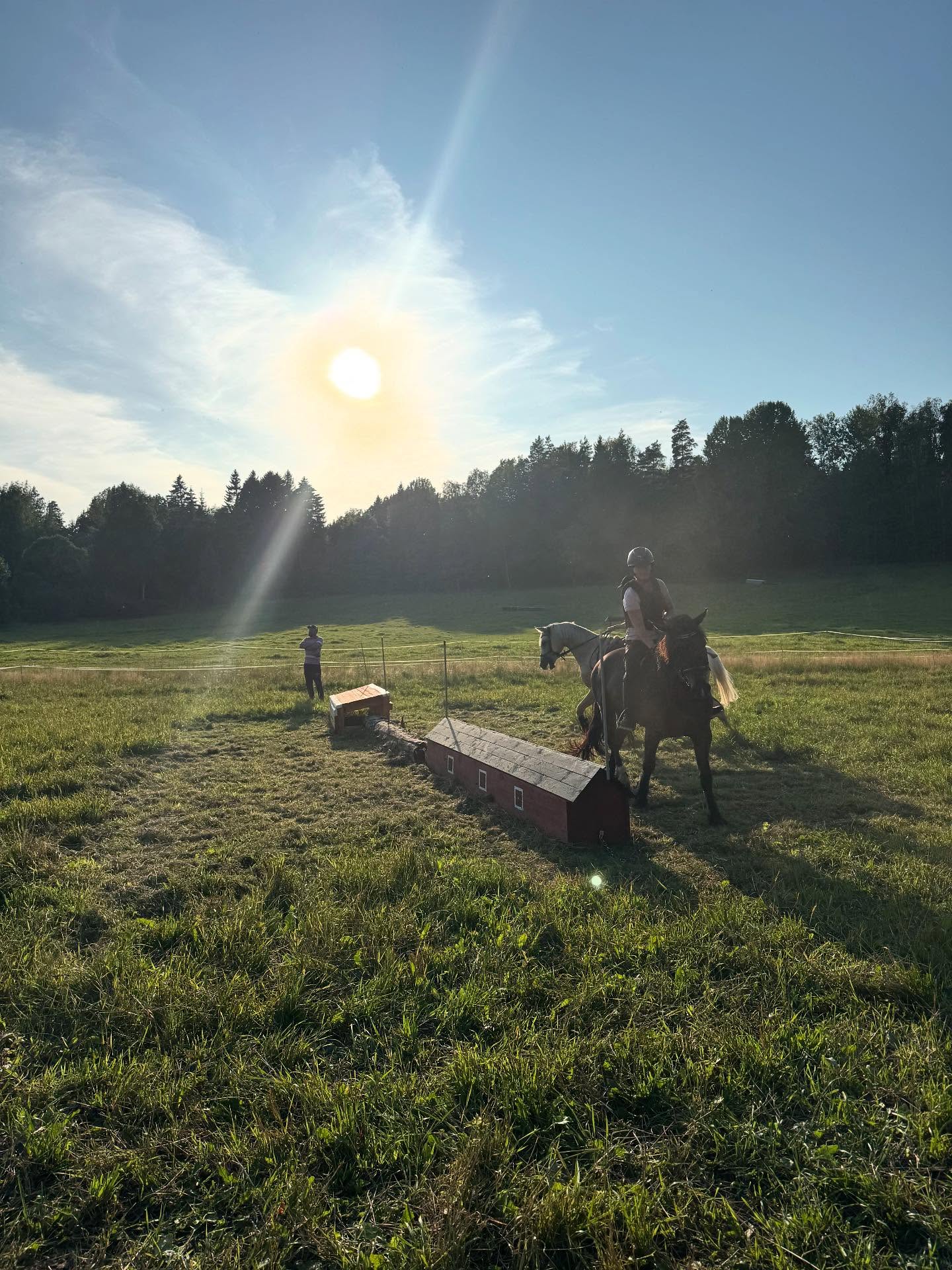 Meidän maastoesterataa on rakennettu hartaasti Kalle Nykäsen johdolla 💪
Aika kiva tulee 😍
Vielä vähän viimeistelyhommia, niin rata pääsee tositoimiin meidän ensimmäisissä omahevosmestaruuksissa ensi viikonloppuna. Vikana lajina sunnuntaina on tietysti maastoesteet 🤩
Esteitä on minitukista kasikymppiin. Löytyy pari hautaa ja alashyppykin. Budjetti on ylitetty moneen kertaan 🫣
Kiitos kaikille talkoolaisille ❤️🙏
Lisäinfoa radan vuokraamisesta, treeneistä ja mahdollisista kisoista tulossa pian 💪
#maastoesteet
@happyrider.fi