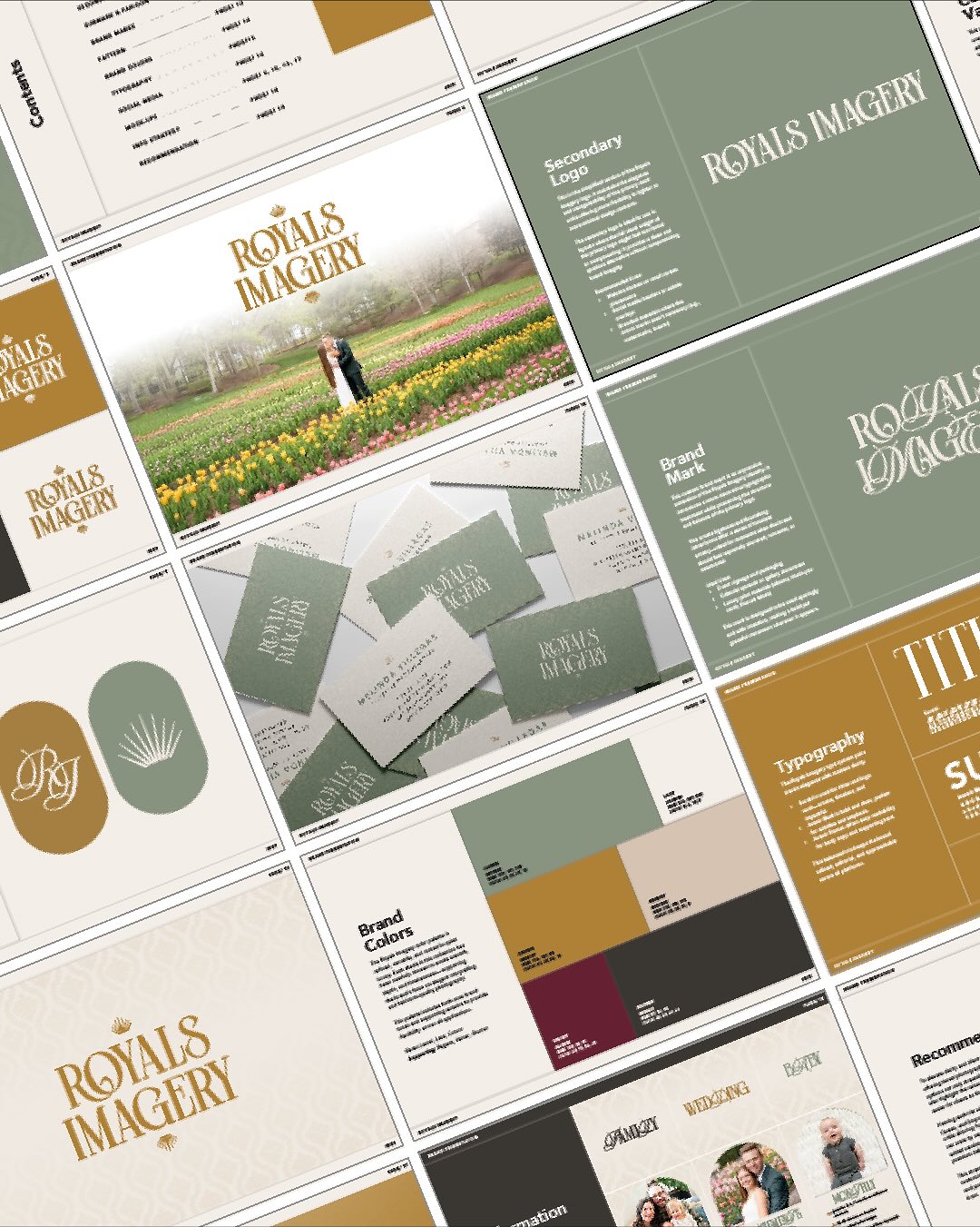 A brand fit for every chapter worth remembering. From bridals to babies and everything in between.
Crafted with elegance, warmth, and intention, this rebrand brings a royal glow to every piece.
Which detail is your favorite? More to come.
#BrandReveal #PhotographyBranding #VisualIdentity #DesignReveal #RoyalsImagery #BrandDesign #CreativeStudio #PhotographerBrand #ElegantBranding #RomanticBrand