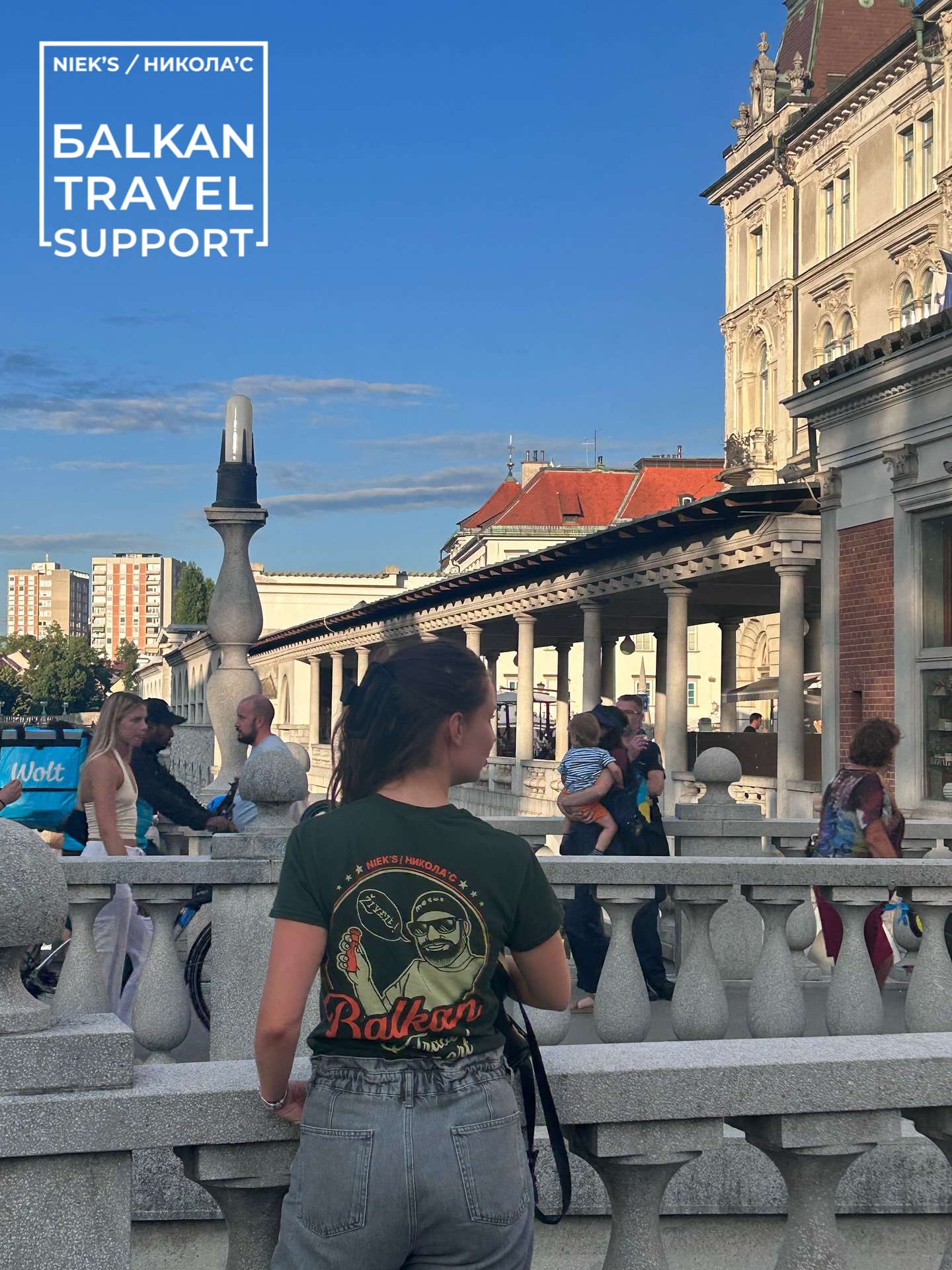 🇸🇮 Lokale expert en goede vriendin Selma “in actie” tijdens een Balkan Travel Support privé stadstour in haar charmante stad Ljubljana 🤩
📸 Balkan Travel Support reizigers