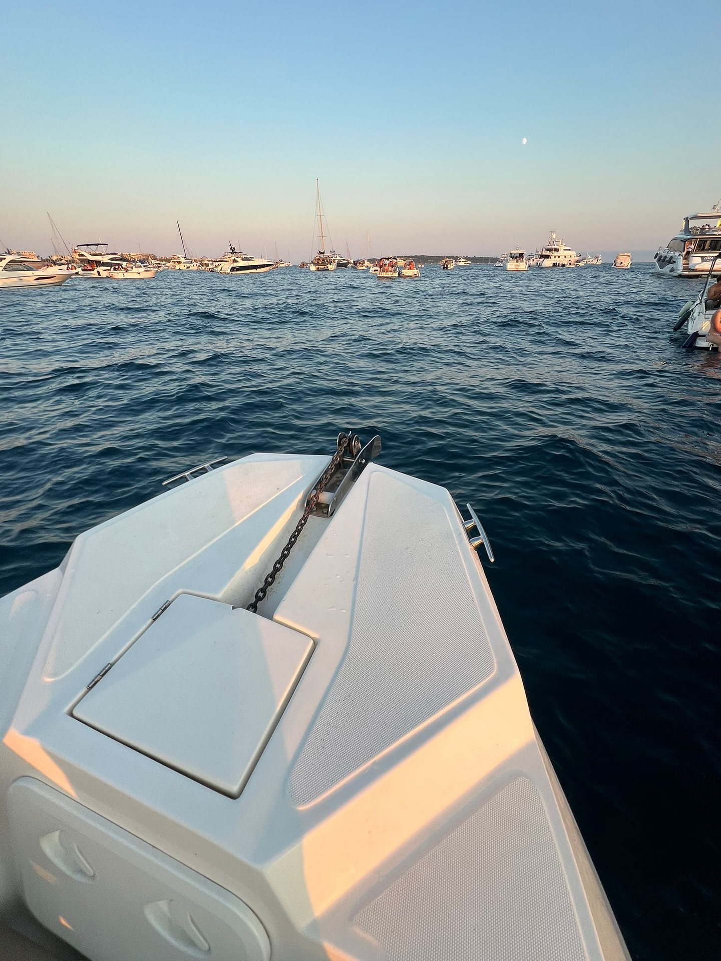 Soirées Sunset et feux d’artifice 🙏👌🛥️ #cannes #fireworks #2k25