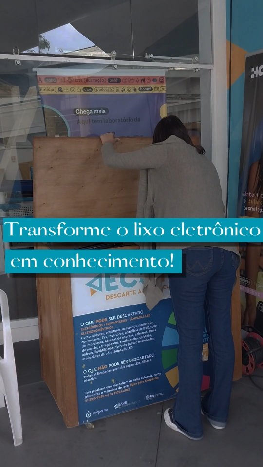 ♻️📚 Transforme lixo eletrônico em conhecimento!
A Nave do Conhecimento está com a campanha Descarte Correto de Lixo Eletrônico: você traz seu resíduo eletrônico e leva um livro pra casa.
Simples assim! 💻➡️📖
📚✨ No ano em que o Rio é a Capital Mundial do Livro, unir leitura e sustentabilidade é celebrar o futuro que queremos! 🌎💚
🗓️ Traga seu material e participe!
#LixoEletrônico #DescarteCorreto #Sustentabilidade #NaveNovaBrasília #IDACO #RioCapitalDoLixo #MeioAmbiente #CulturaENatureza
