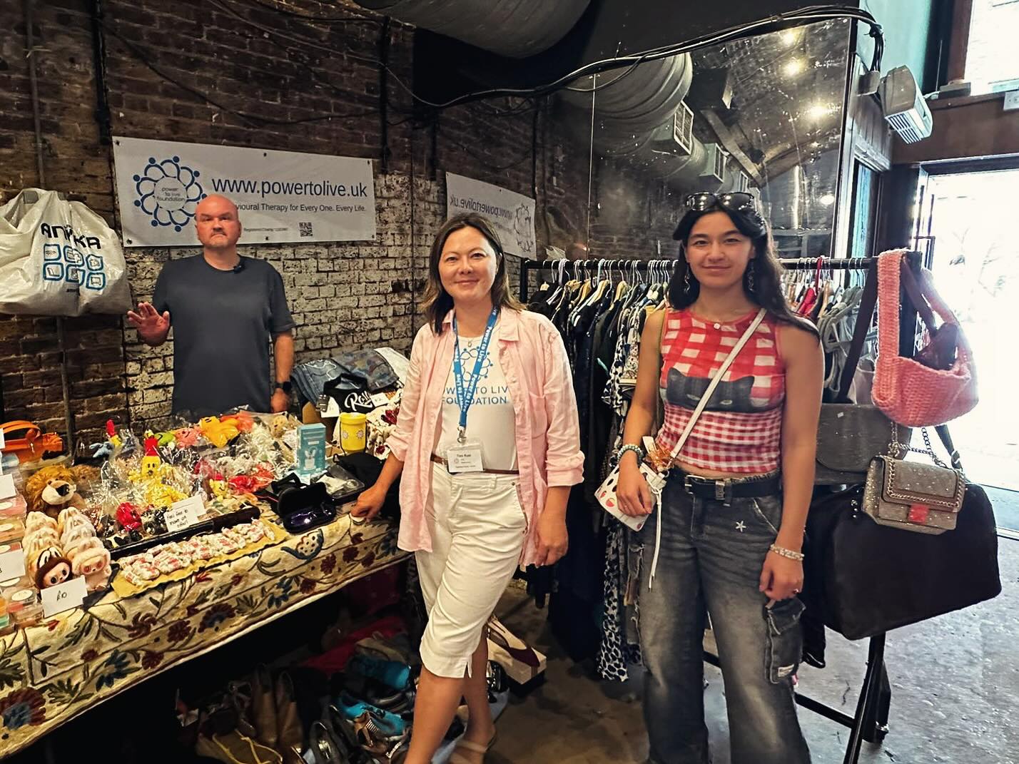 A huge thank you to everyone who came to the Esteni Market vintage pop-up this weekend!
Because of your beautiful support, shopping, and good vibes, we raised funds that go directly to providing affordable therapy through Power to Live.
To the stallholders, the organisers, and every one of you who found a new favourite outfit—thank you for making healing more accessible, one vintage gem at a time. ✨
We’re so grateful.
#PowerToLive #TherapyAccess #GratitudePost #EsteniMarket #VintageForACause #ThankYou
#PowertoLiveFoundation #therapy #counselling #onlinetherapy #inpersontherapy #london #connection #psychotherapy #charity #mentalhealthtips #psychotherapy #donatetoday #cognitivebehaviouraltherapy #acceptanceandcommitmenttherapy #fuctionalanalyticpsychotherapy