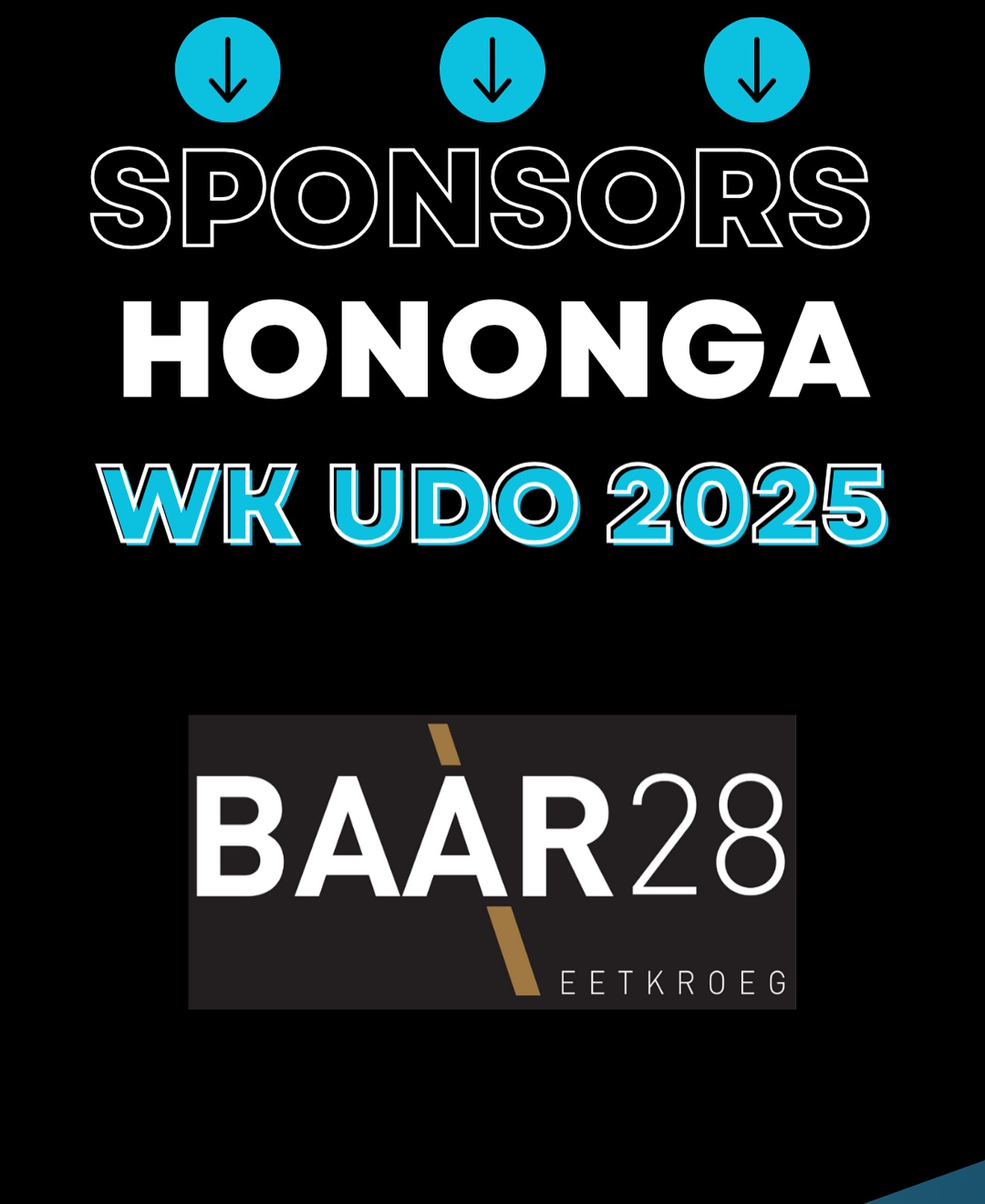 🚨 Sponsor Alert 🚨
BAAR 28
Bedankt voor de steun aan ons WK-avontuur!