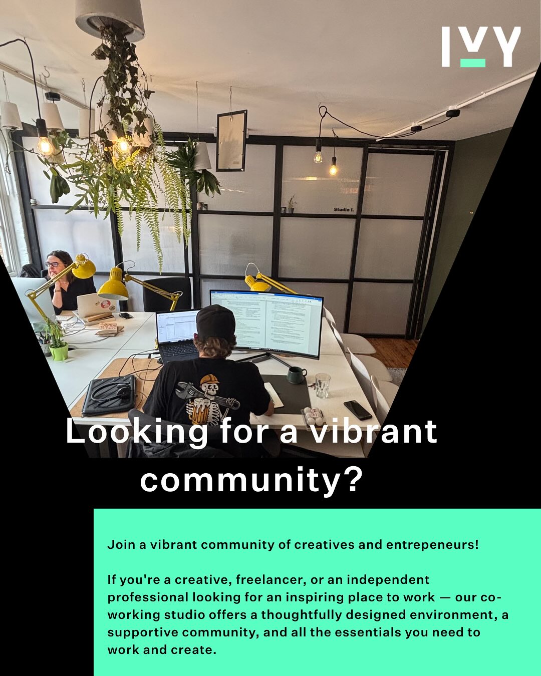 We have a desk available over at IVY studios!
Do you know someone in need of a work desk in a vibrant community full of creatives and entrepreneur 👋🏽
Perks of our studio:
📍Central location
🌱 Sustainable, thoughtfully designed interior
🔒 Under-desk locker/pedestal
🖥️ Cork mouse pad
Send us an email today to enquire!
#coworking #community #london #entrepeneurship #coworkingspace #weareivystudios_spaces #creative