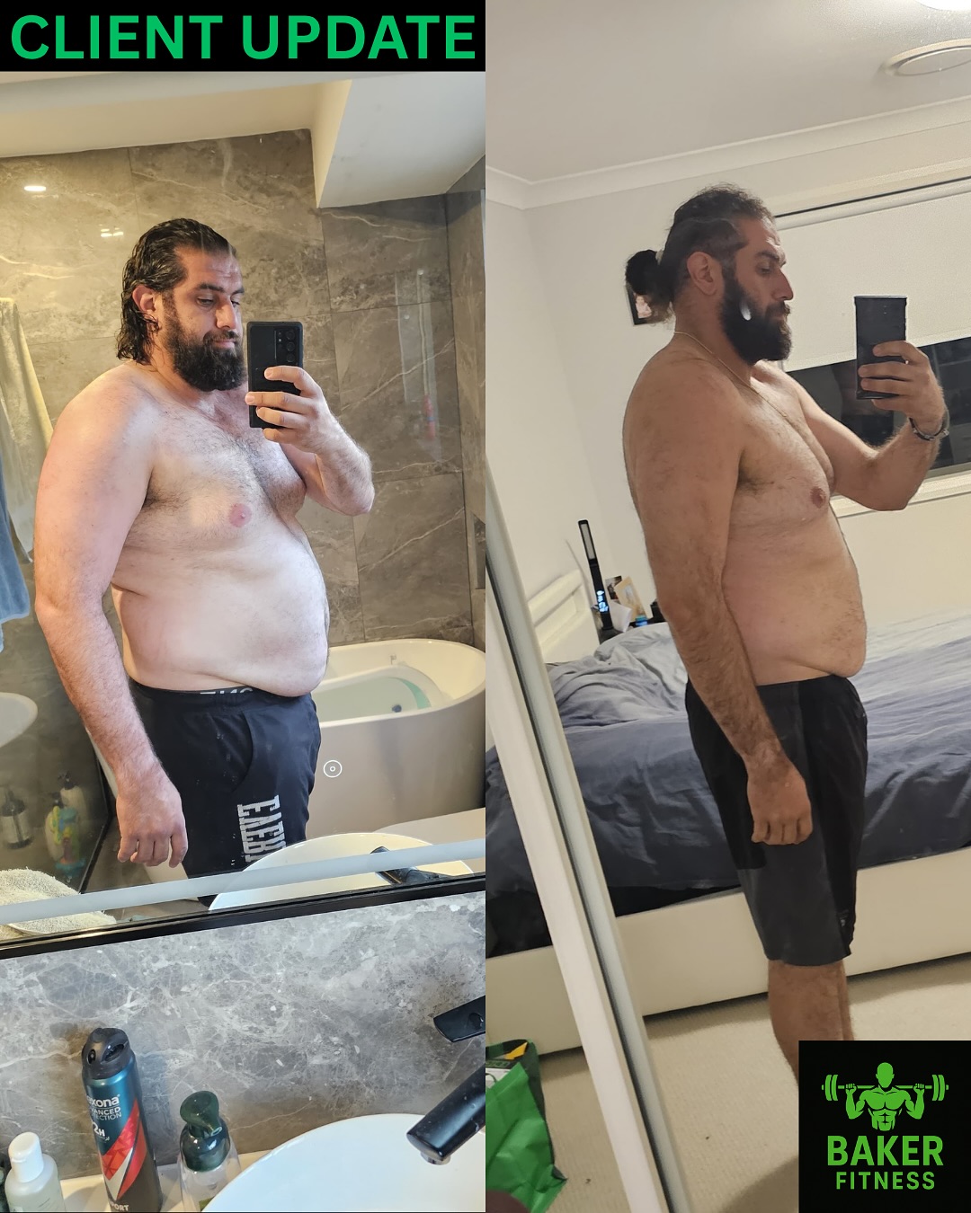 This is Joseph’s amazing journey ‼️‼️‼️
I couldn’t be prouder of Joe, his consistency and accountability are 2 big reasons he has been able to lose over 25kgs.
I’m extremely excited for the future for Joe as he continues to drop body weight but also heads towards new goals for the rest of the year!!