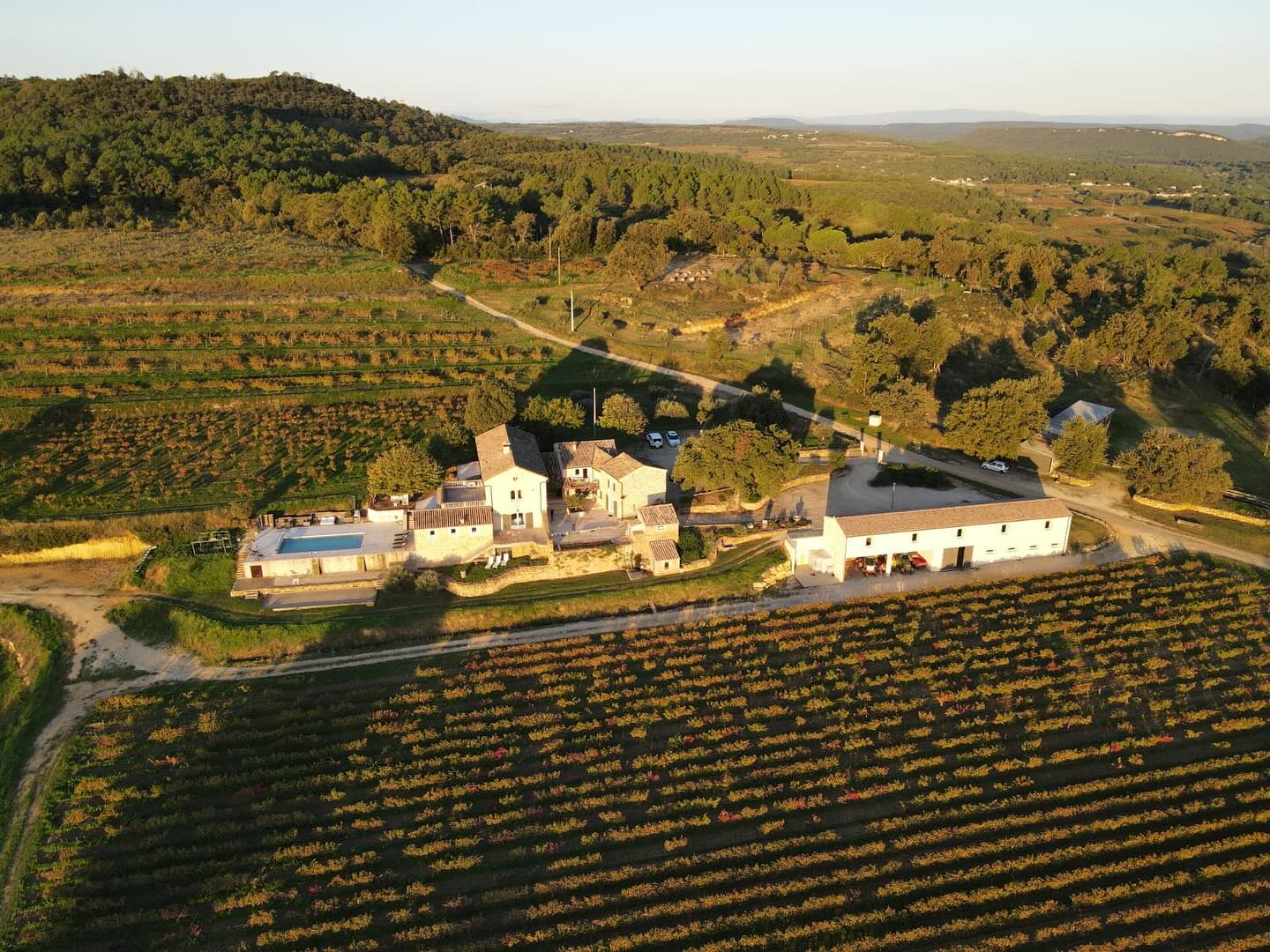 VIGNOBLE
Vu du ciel, nous sommes heureux de vous présenter Le Mas Des Terrasses, notre vignoble familial bio au cœur du Gard. Venez nous rendre visite toute l’année pour découvrir nos vins ou profiter de nos gîtes ! 🍇
#domaineviticole #vignoblefamilial #masprovencal #gard #sabran #vin #provence