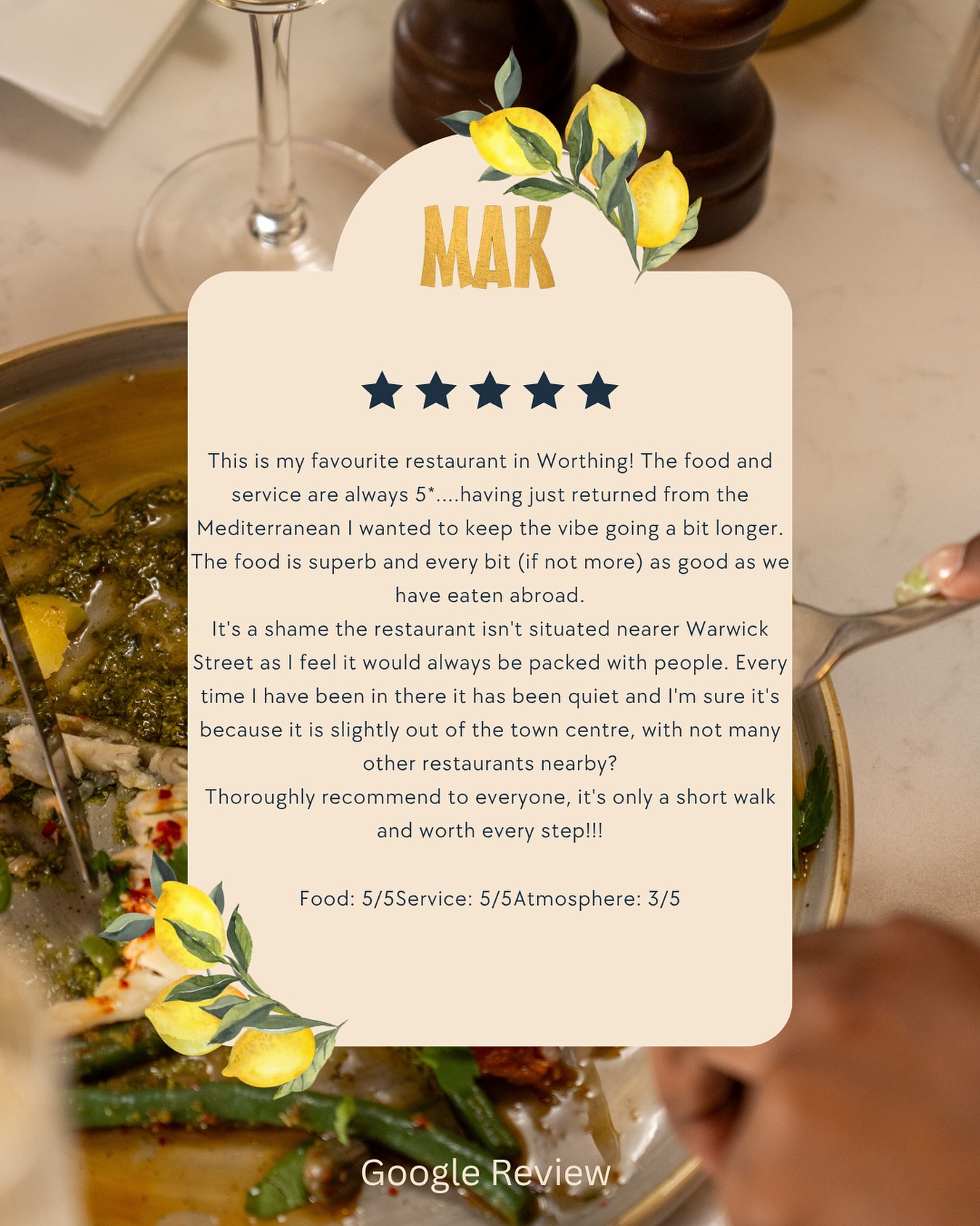 Find MAK at the heart of Worthing, nestled at the end of Chapel Road, just a short stroll from the town centre and hotspots like @connaughtcinema, @factoryliveuk and @thevenueworthing.