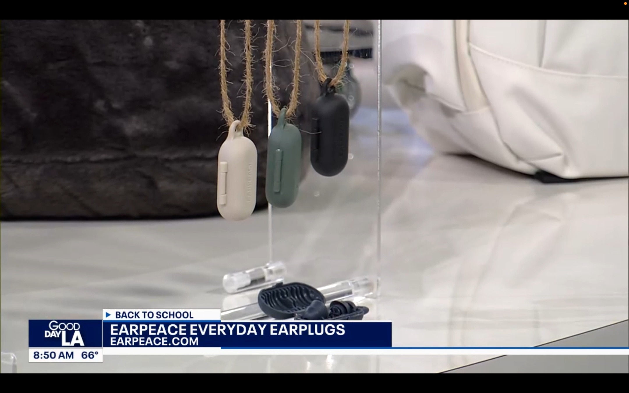 Can't believe we're here already...check out @earpeaceearplugs "Everyday" in Good Day LA's back-to-school guide last week 📚 Need a new study buddy to help you focus, drown out excess noise or simply calm the chaos? EARPEACE has got you!