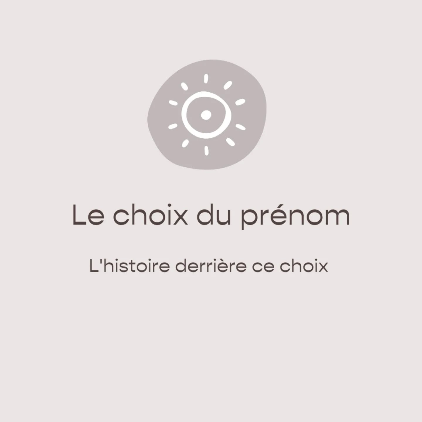Tu viens me raconter l'histoire du prénom de ton ou de tes enfants ?
#choixduprénom #leprénom #lhistoirederrièrelenom