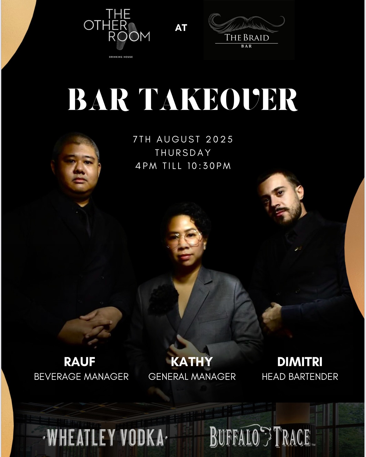 Tonight Only! 🍸
The team from The Other Room is taking over The Braid Bar at SICC for a one-night-only guest shift from 4–10pm! Expect bold, handcrafted cocktails featuring Buffalo Trace Bourbon and Wheatley Vodka, served with the signature flair and creativity they’re known for.
Don’t miss this exclusive evening of top-tier mixology in a stunning setting. See you at the bar! 🥃🍸
#TheOtherRoom #TheBraidBar #SICC #BuffaloTrace #WheatleyVodka #GuestShift #SingaporeBars #CocktailTakeover #OneNightOnly
