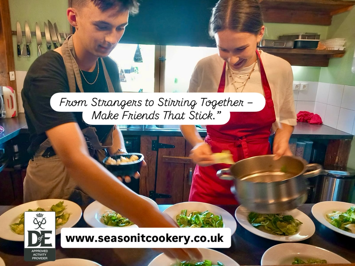 More Than Just Cooking – It’s a Recipe for Real Connection. 🥄👫✨
Our Season It Cookery Residential is the perfect DofE Gold experience for teens who want more than a tick-box.
Over six days in the stunning French Alps, they’ll cook real food, gain confidence, make lifelong friends, and have the kind of experience that leaves a mark.
From hands-on cooking and foodie adventures to laughter around the table and a luxury chalet stay — this is where life skills and independence come to life.
📍 DofE Gold Approved
✈️ Easy travel from the UK (transfers included)
🧑🍳 Small groups, expert tutors, and space to grow
📅 Autumn and half-term dates available – limited spots!
🔗 Tap the link in bio to book their place.
✨ Let them come home with more than just a certificate.
#SeasonItCookery #DofEResidential #FrenchAlpsAdventure #TeenLifeSkills #SkillsForLife #WhiskingUpFriendships #GoldResidential #IndependentSchoolUK #EmpoweredTeens #ParentingTeensUK #MumsOfTeens #GapYearPrep #CookingWithFriends