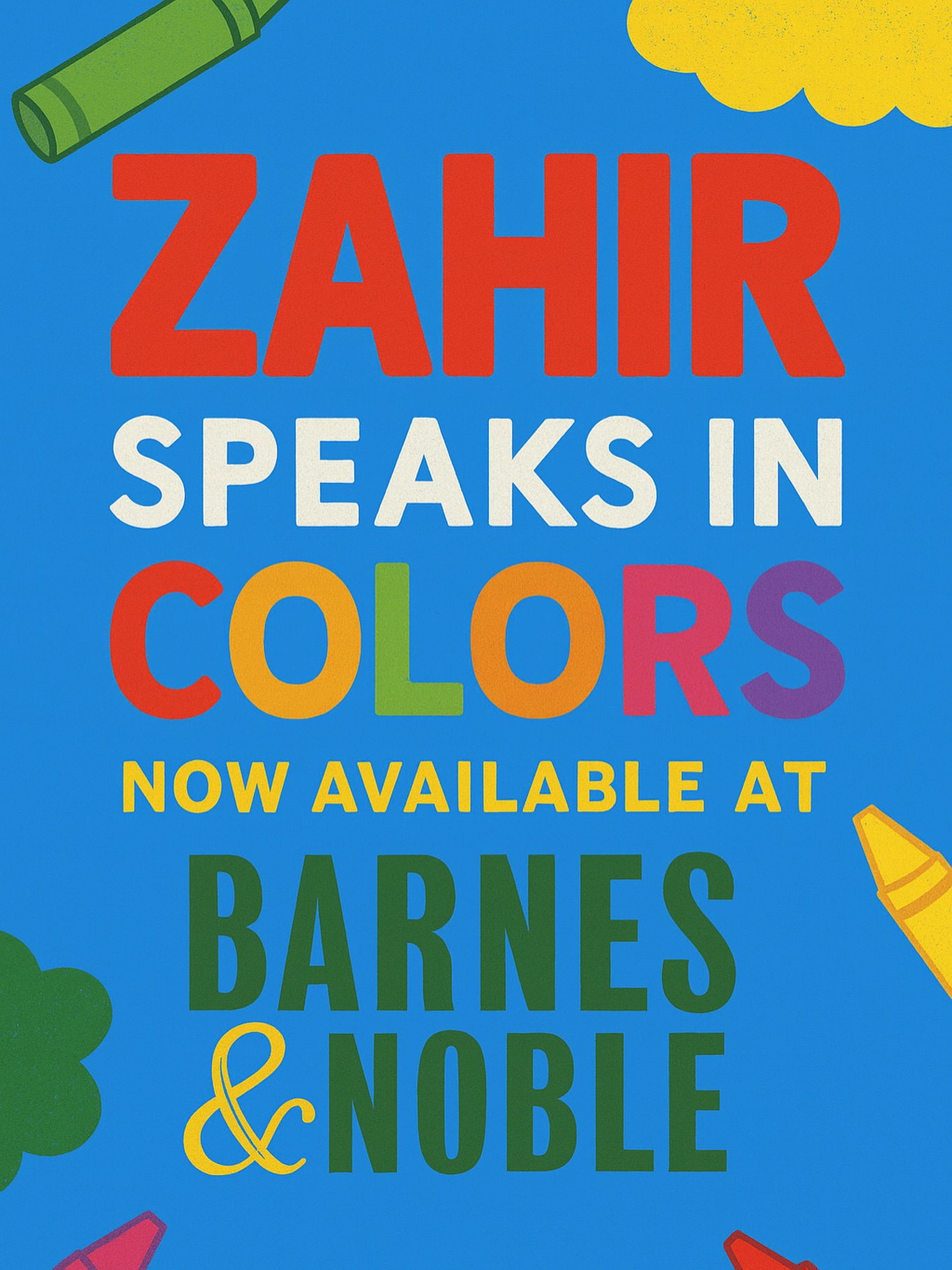 BIG ANNOUNCEMENT! 📣 Zahir Speaks in Colors is now available at Barnes & Noble! 🖍️✨
Families navigating nonverbal autism deserve stories that reflect their world and this one does just that. From sibling connection to finding new ways to communicate, this book is a powerful tool for understanding and celebrating our children exactly as they are.
Grab your copy today and join the growing Zahir’s World community 💙
Tag a mom, a teacher, or a family who needs this on their shelf!
#zahirspeaksincolors #teamzahir #autismawareness #representationmatters #nonverbalcommunication #inclusiveeducation #barnesandnoble #booksforkids #blackchildrenbooks #autismadvocate #zahirsworld