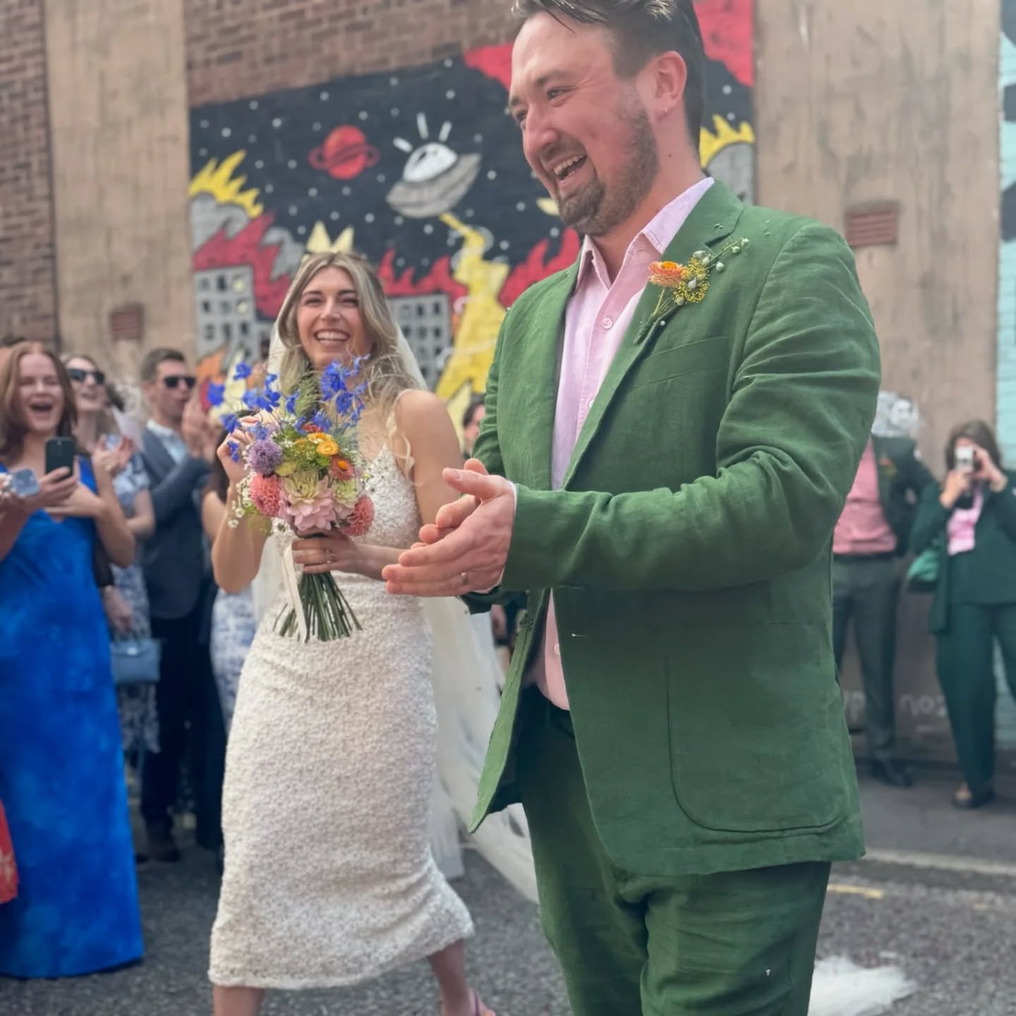What an amazing looking wedding! Congratulations M & H 🥰 Those smiles say it all!